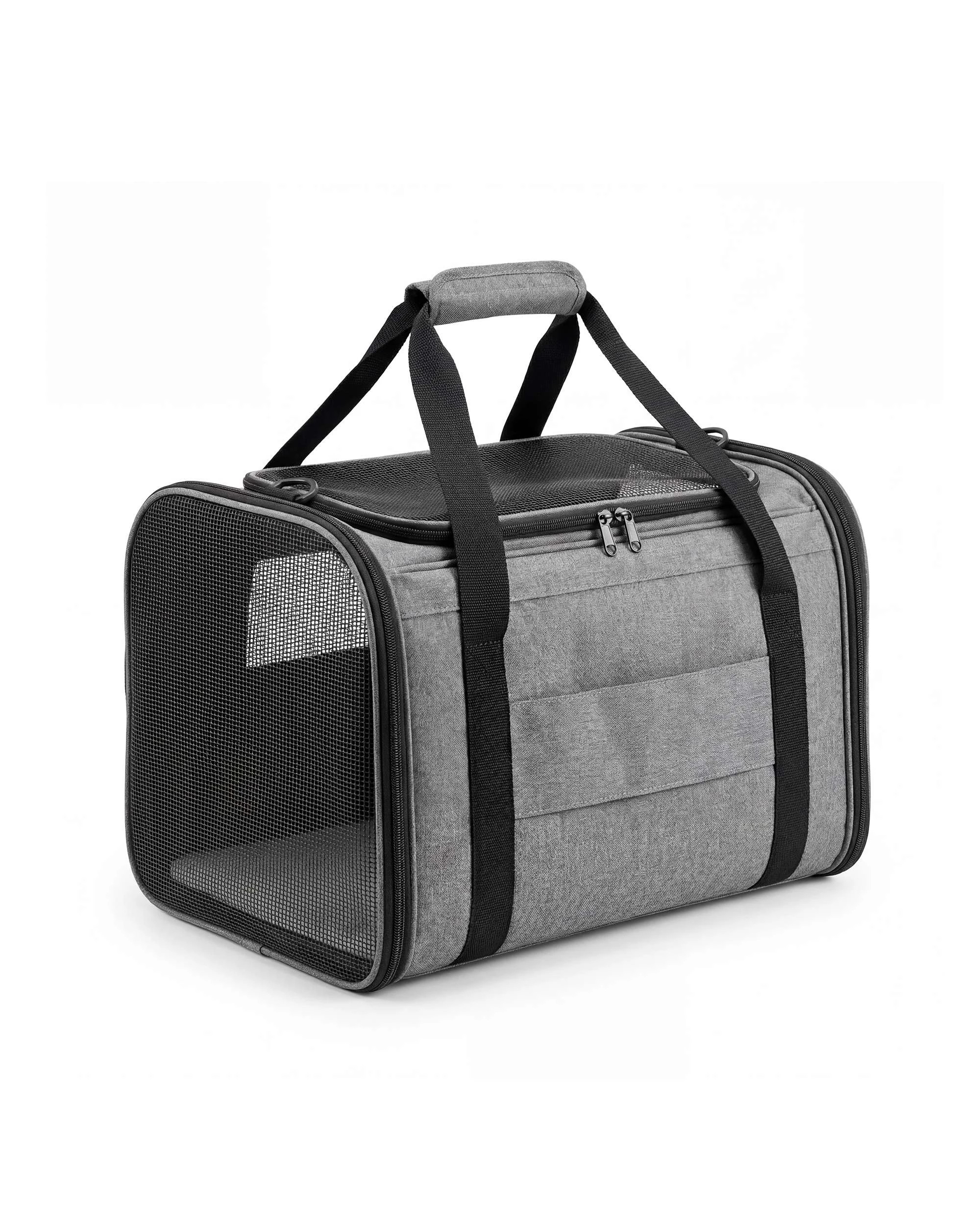 6 Advwin Pet Carrier Foldable Stroller Cat Dog Trolley Travel Bag, 6 of 9