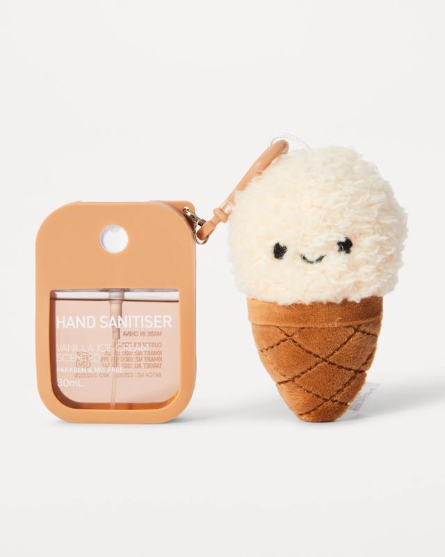 OXX Bodycare Hand Sanitiser with Decoration 30ml - Vanilla Ice Cream Sce