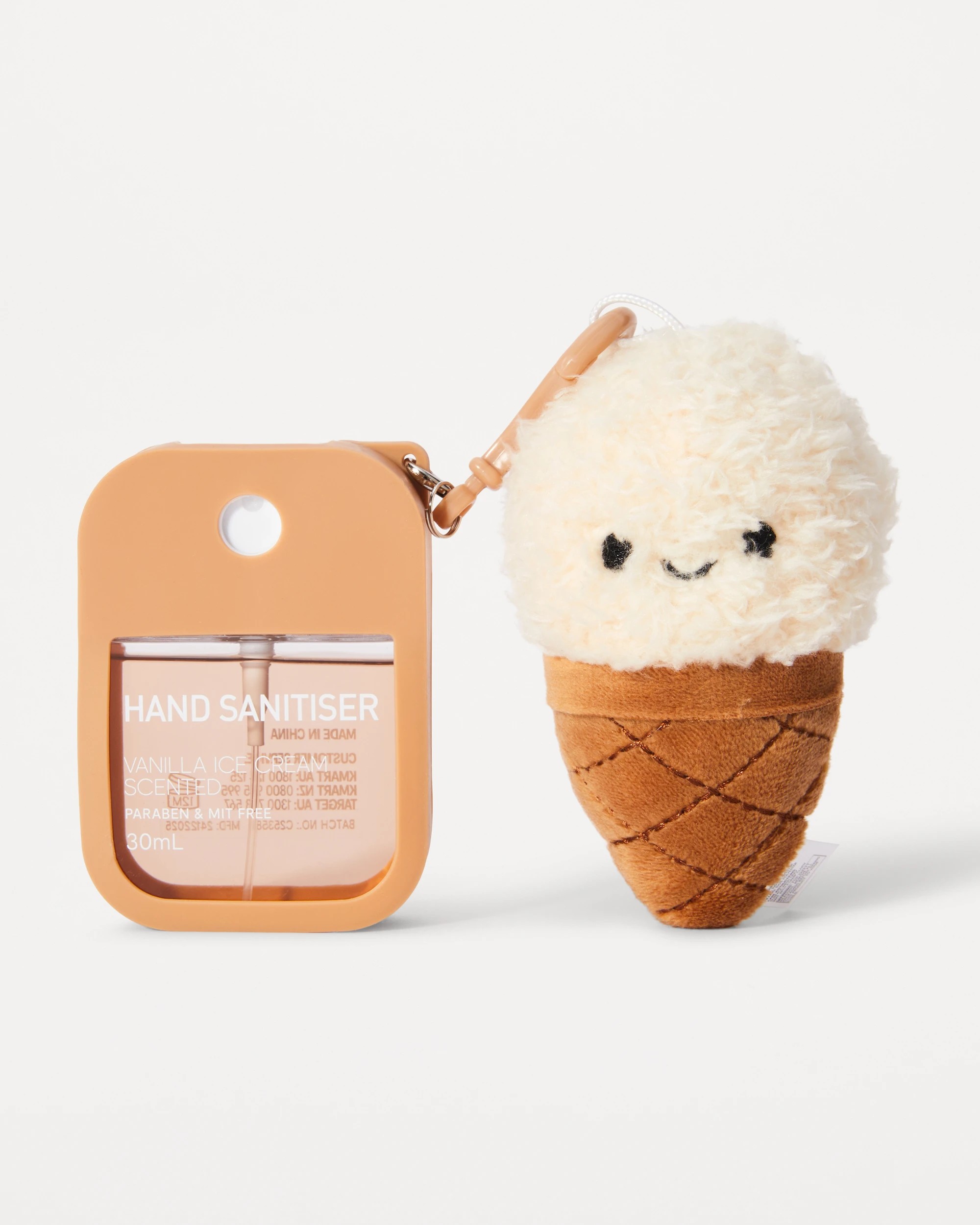 1 OXX Bodycare Hand Sanitiser with Decoration 30ml - Vanilla Ice Cream Scented, 1 of 7