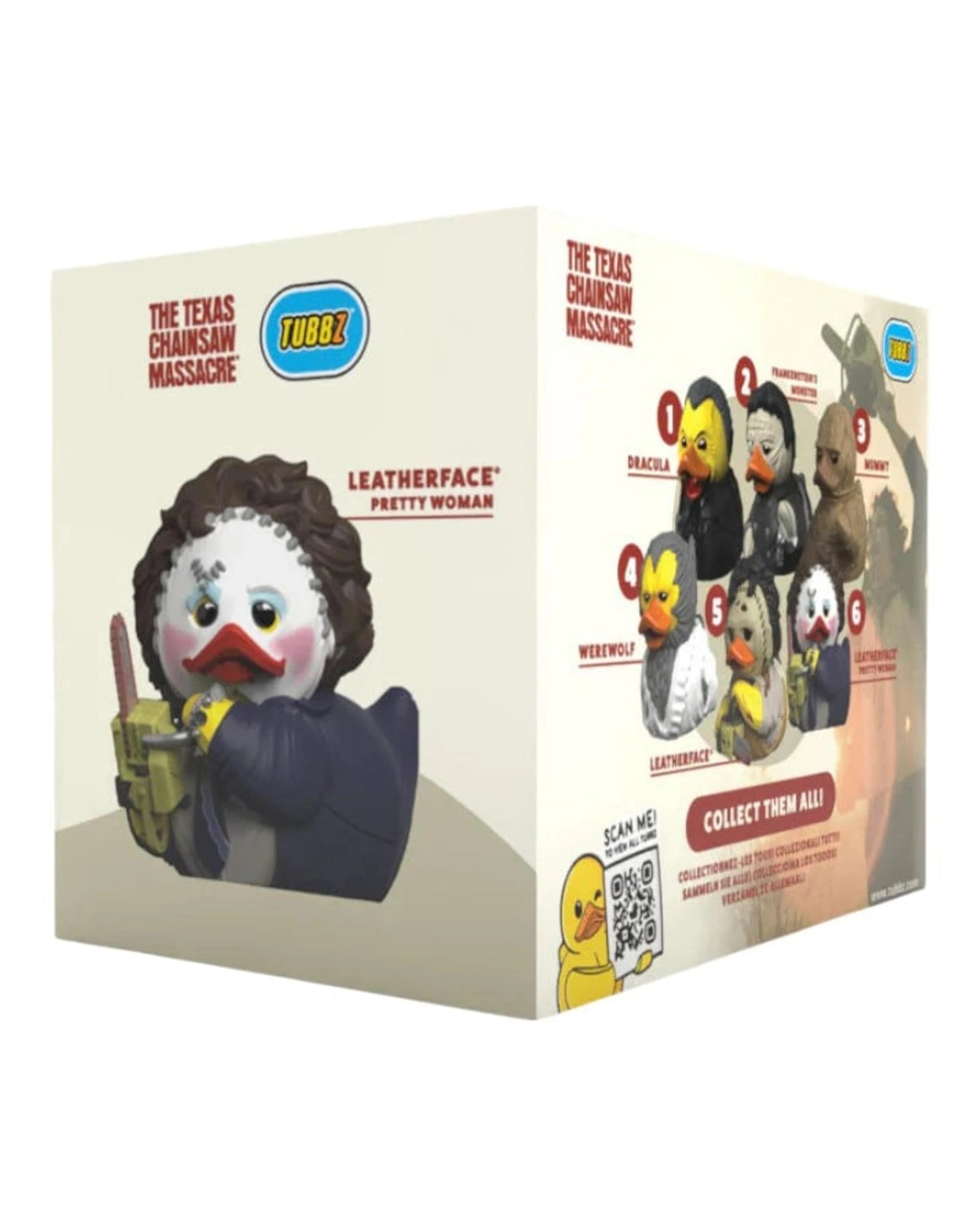 2 TUBBZ The Texas Chainsaw Massacre Leatherface Pretty Woman Boxed Edition Cosplaying Duck Figure, 2 of 4
