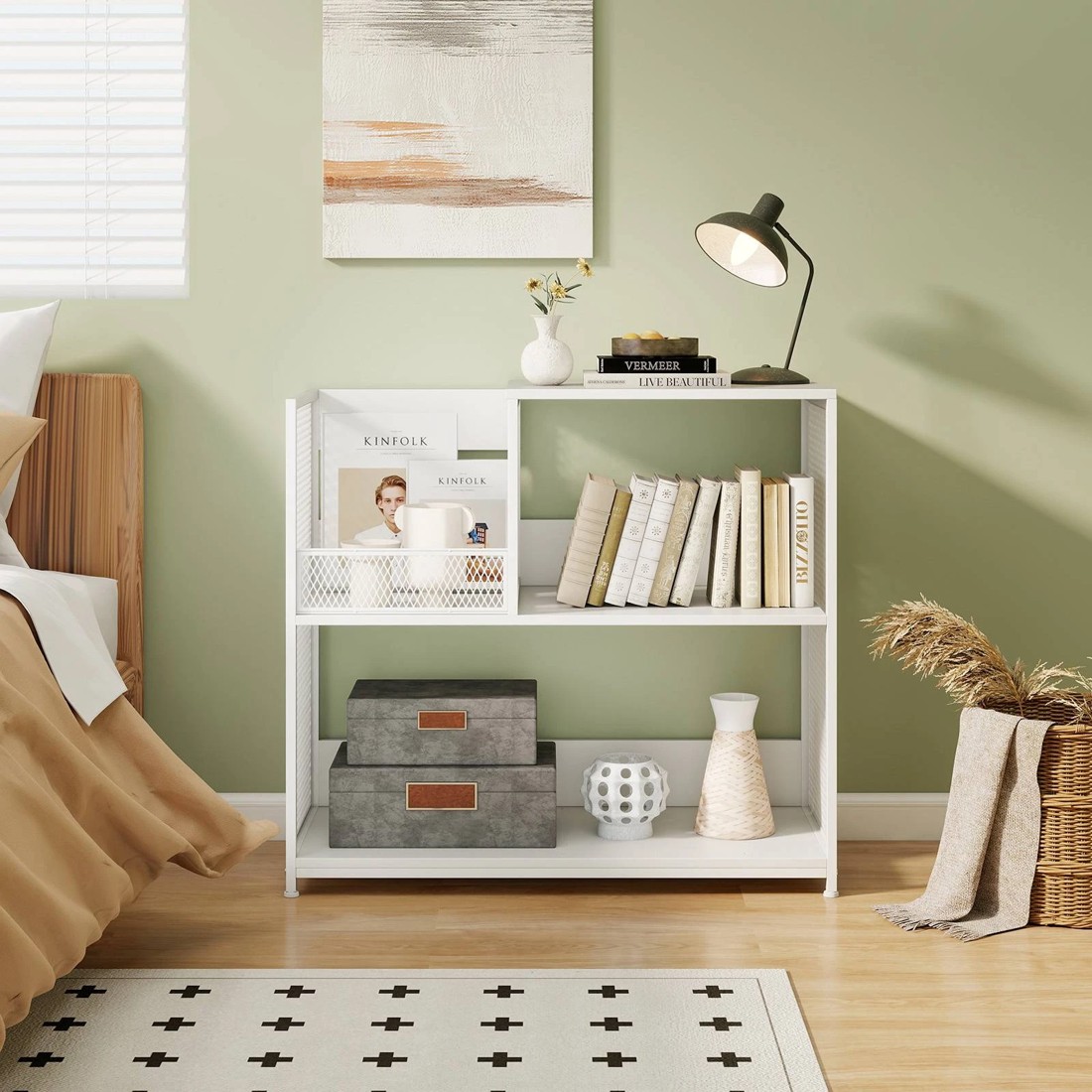 2 Costway 3-Tier Record Player Stand Turnable Vinyl Side Table, 2 of 8