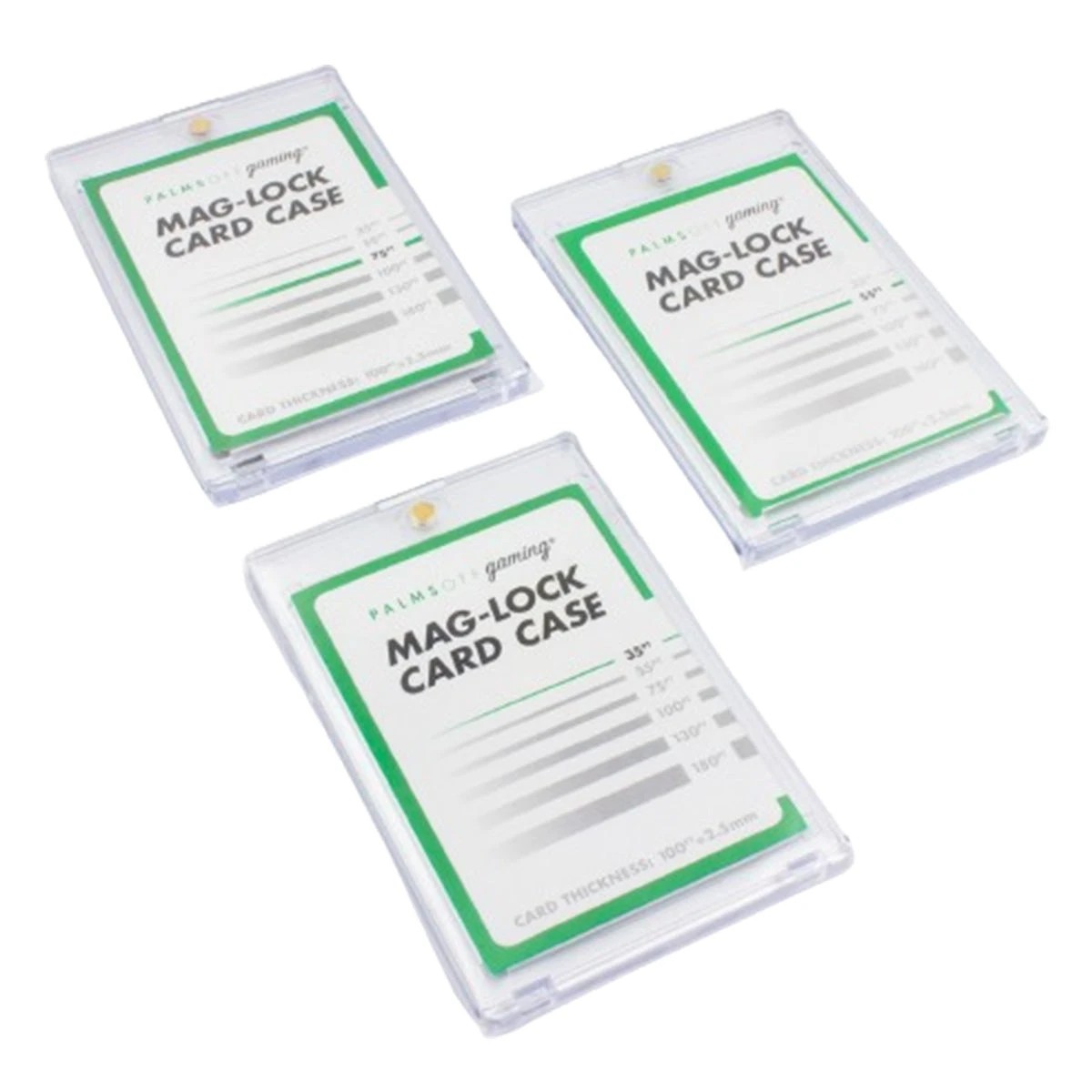 3 Palms Off Gaming Mintfit Maglock Card Case Sleeves 35pt75pt 100pc, 3 of 3
