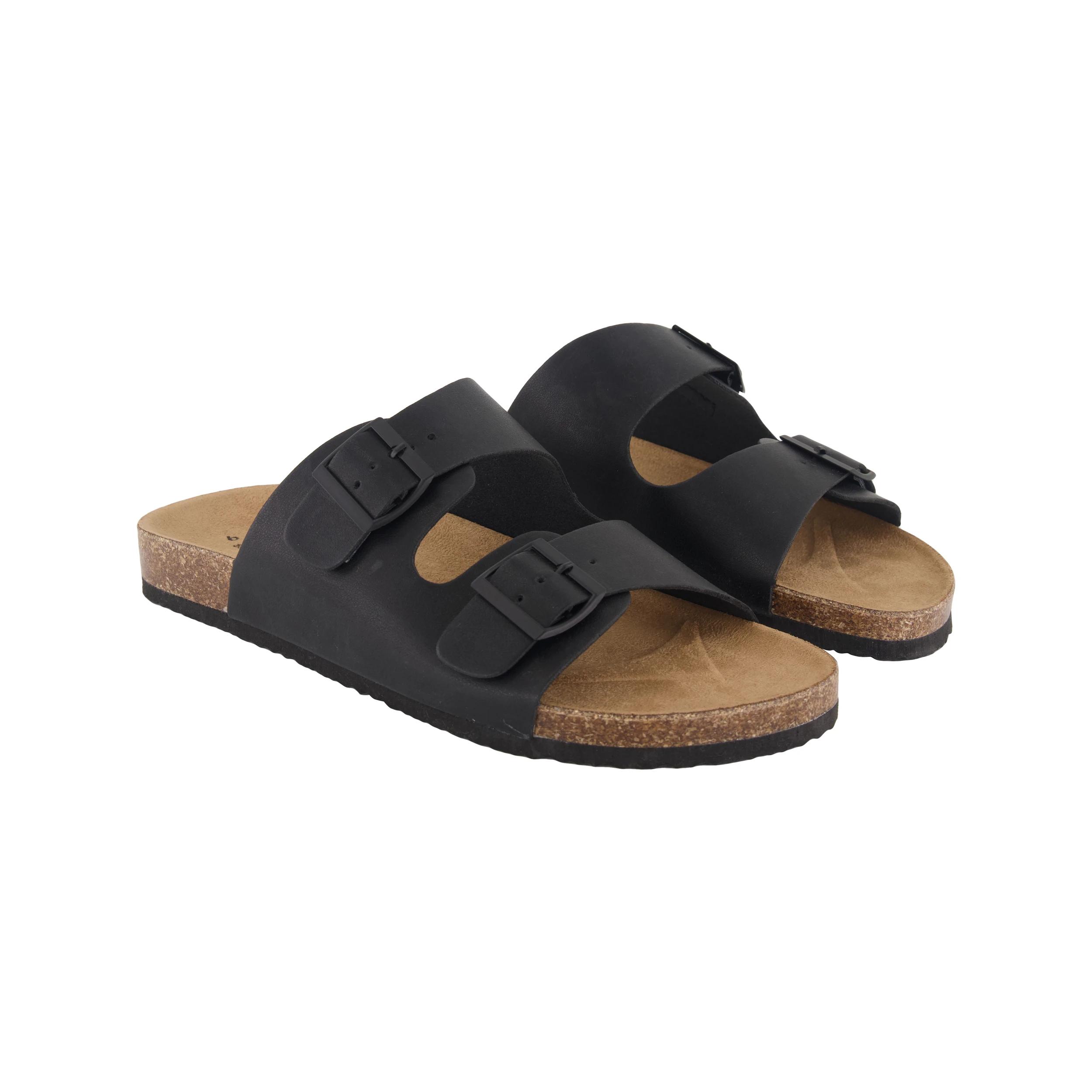2 Double Buckle Sandals Black, 2 of 3