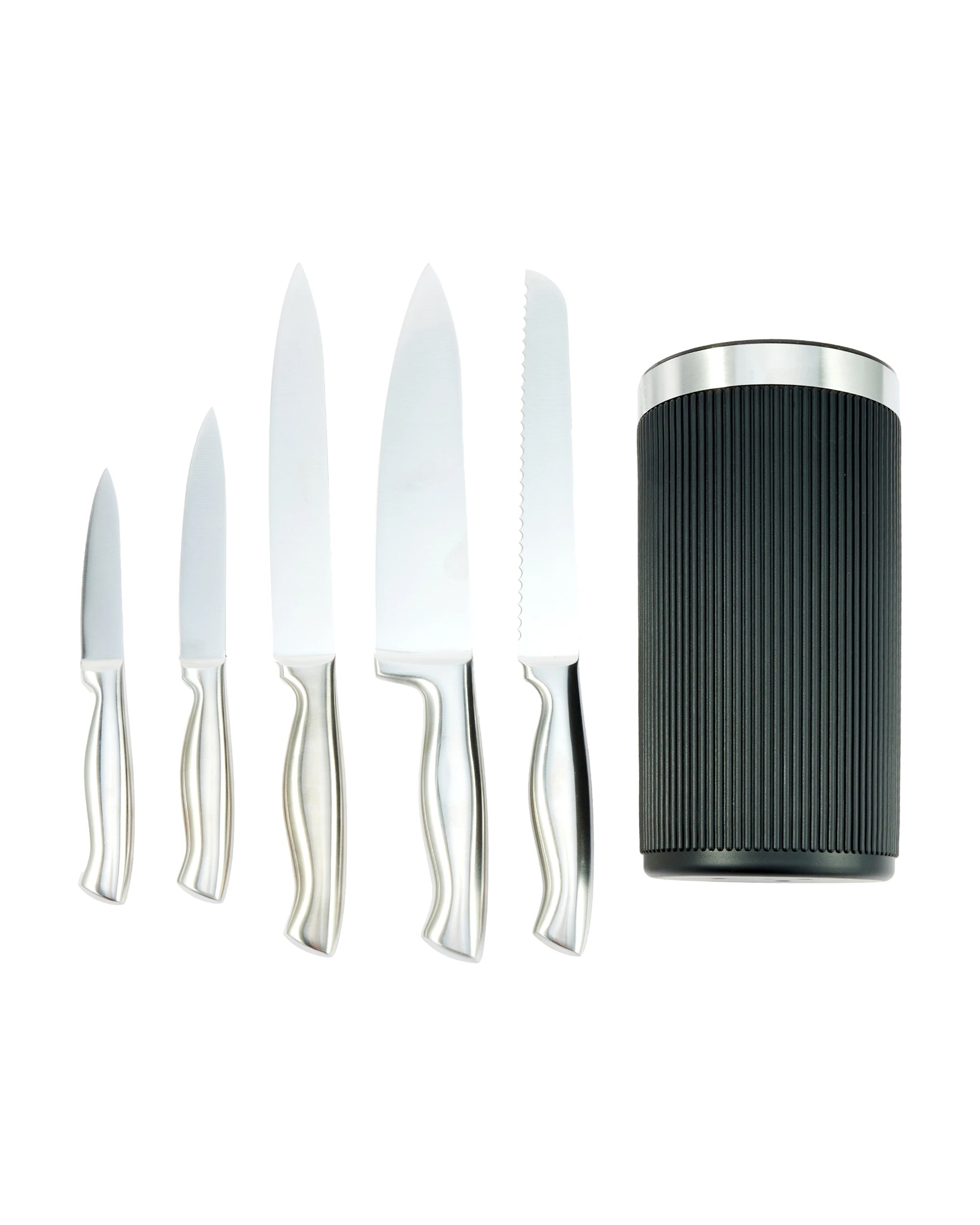 4 Set of 6 Knife Block, 4 of 6