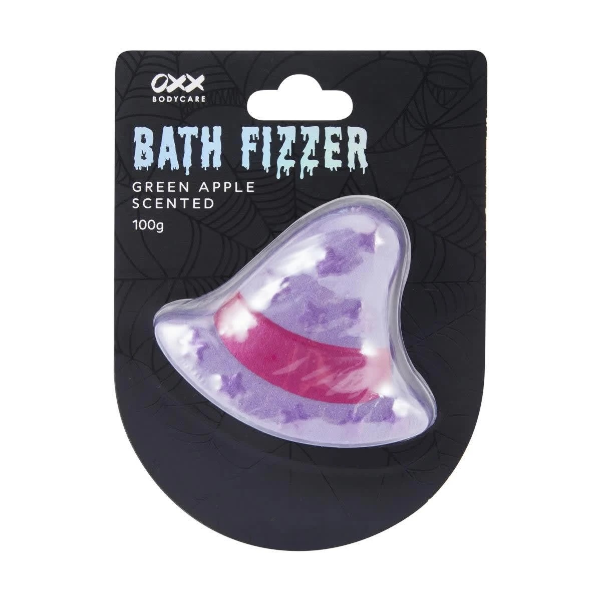 1 OXX Bodycare Bath Fizzer 100g – Green Apple Scented, 1 of 5