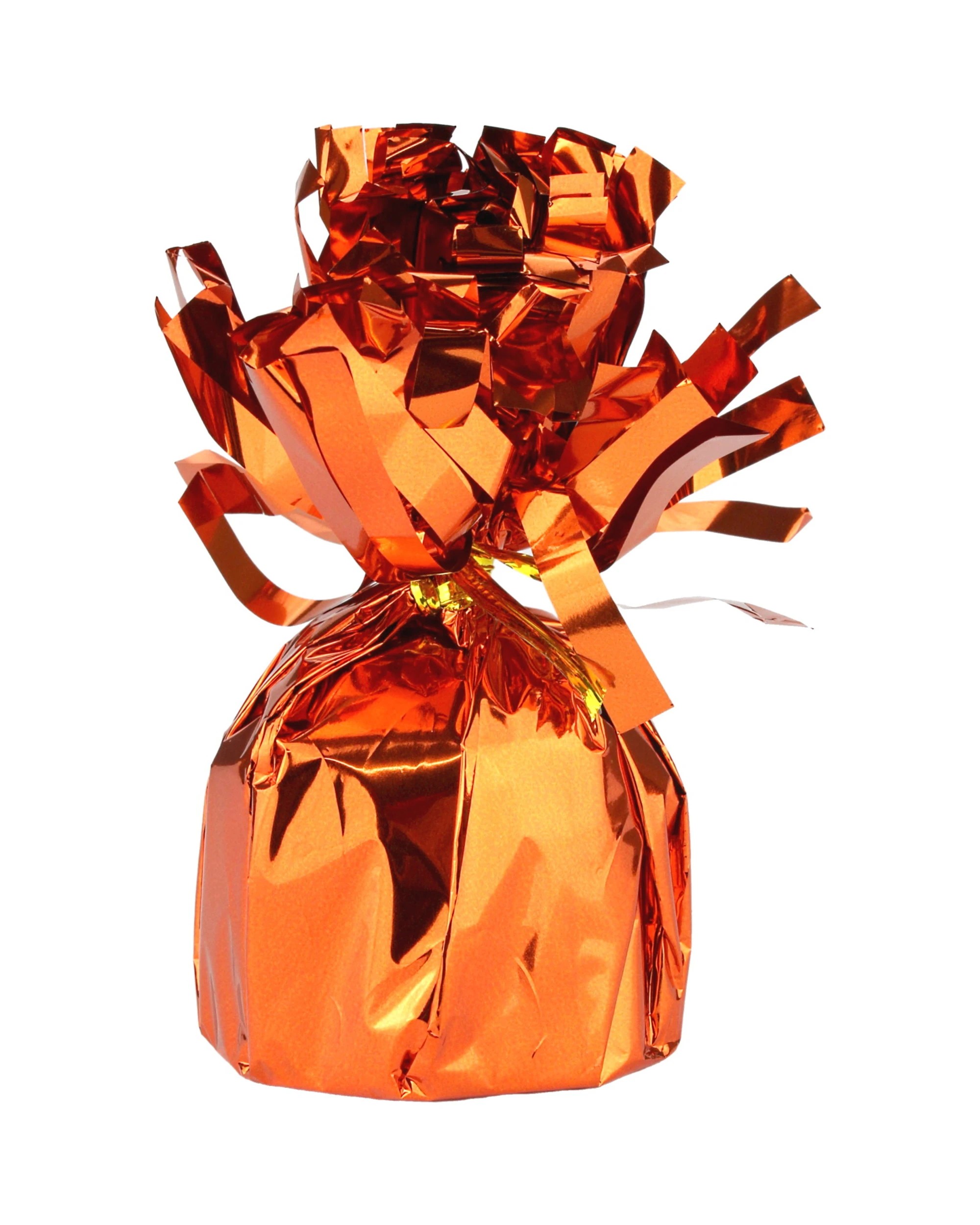 1 Party Maker Foil Balloon Weight 11cm - Orange, 1 of 1