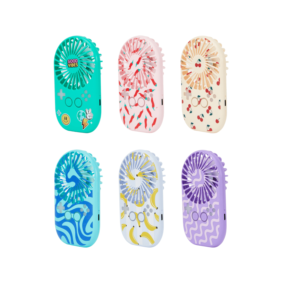 1 Printed Gaming Fan - Assorted, 1 of 10