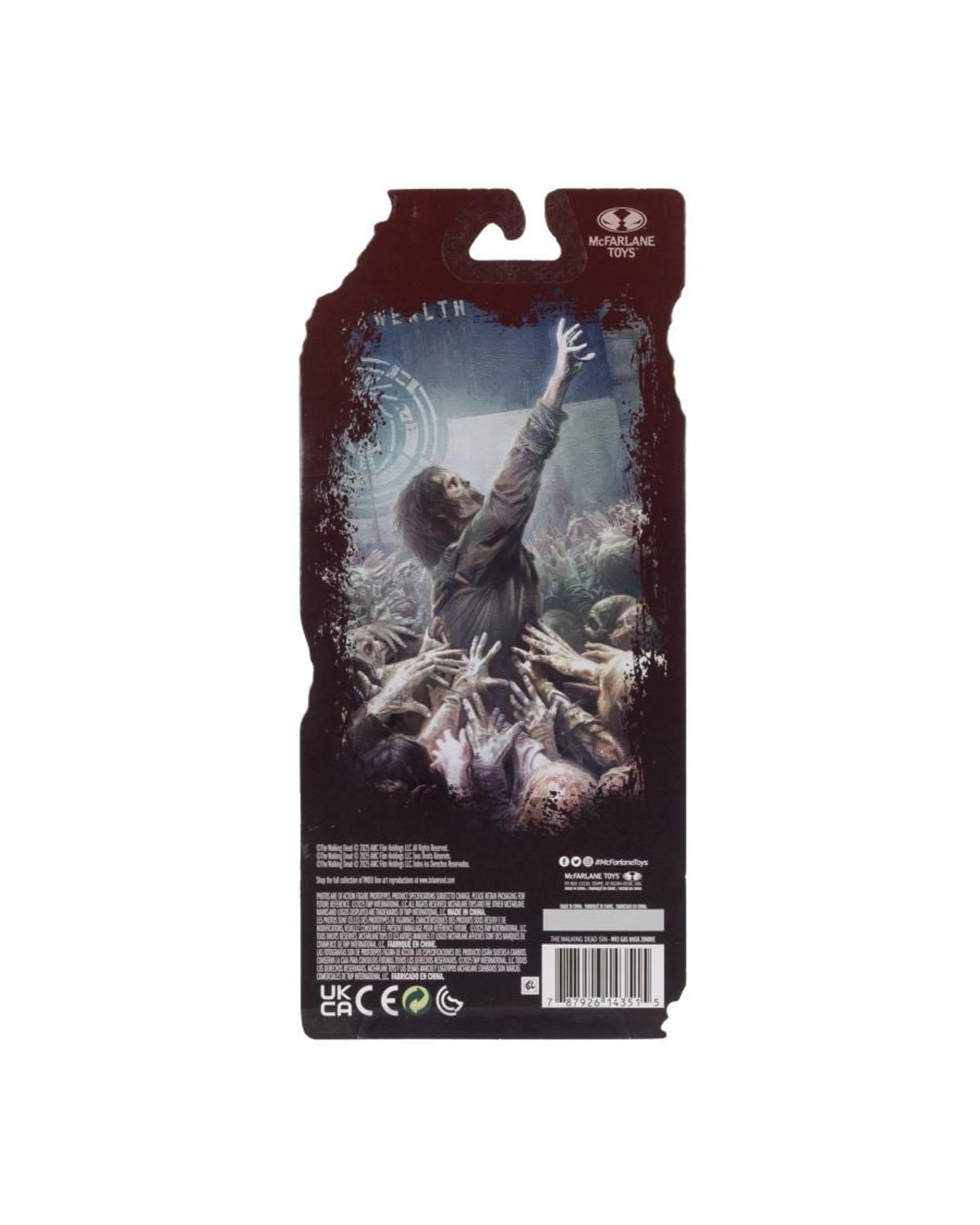 3 McFarlane The Walking Dead Gas Mask Zombie Season 4, 5 Inch Figure, 3 of 7