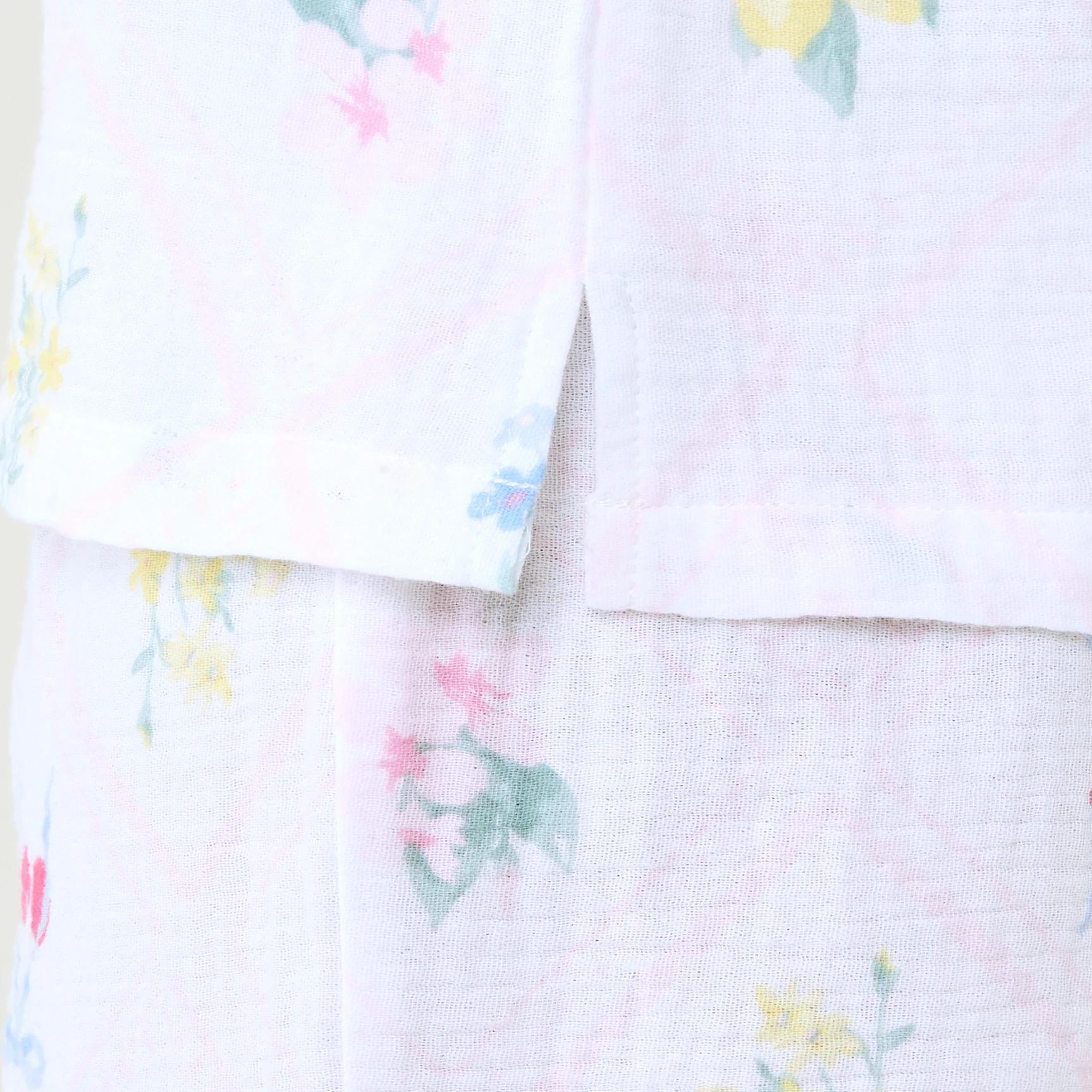 7 Short Sleeve Woven Pyjama Set PATCHWORK FRUIT, 7 of 9