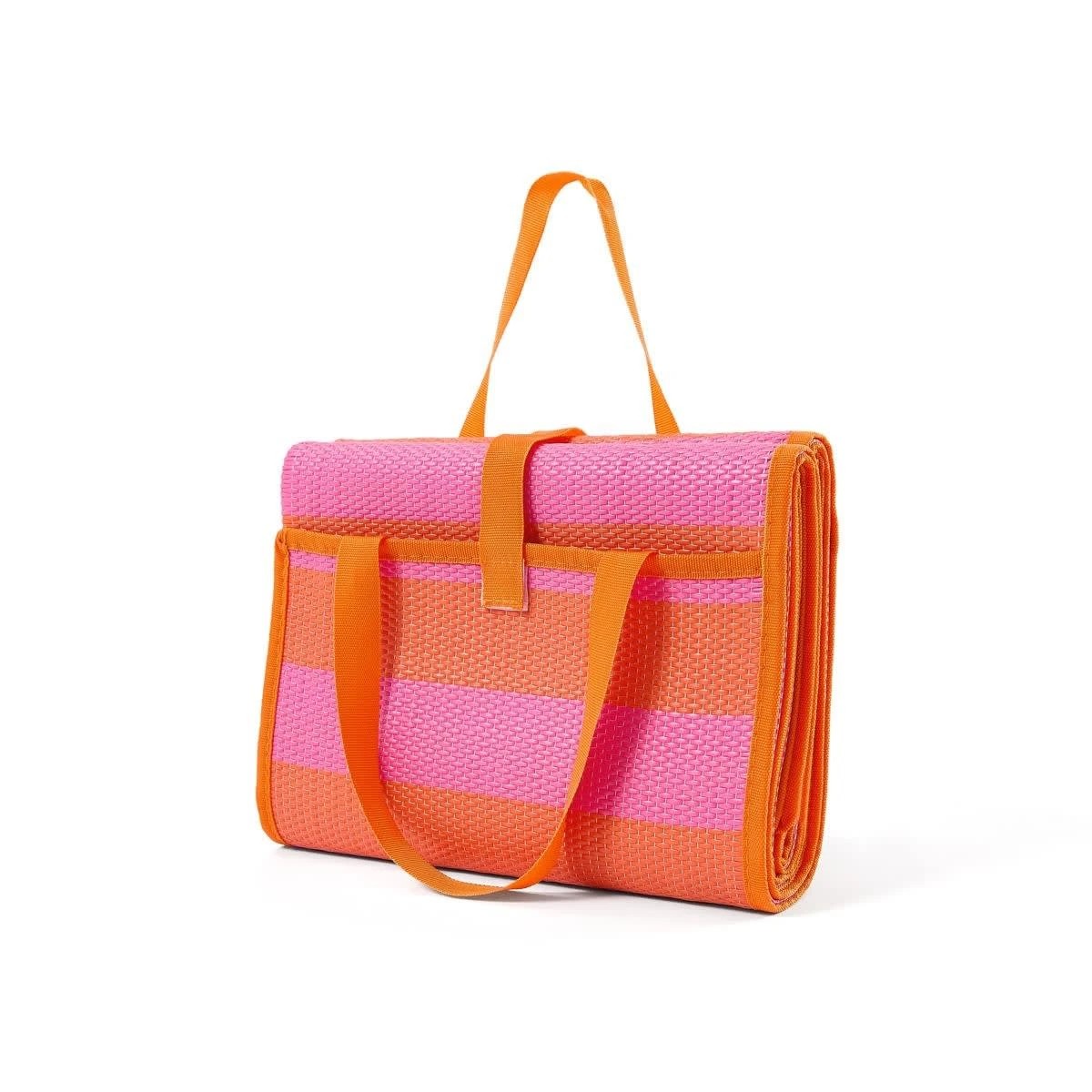4 Folding Beach Mat - Pink, 4 of 9