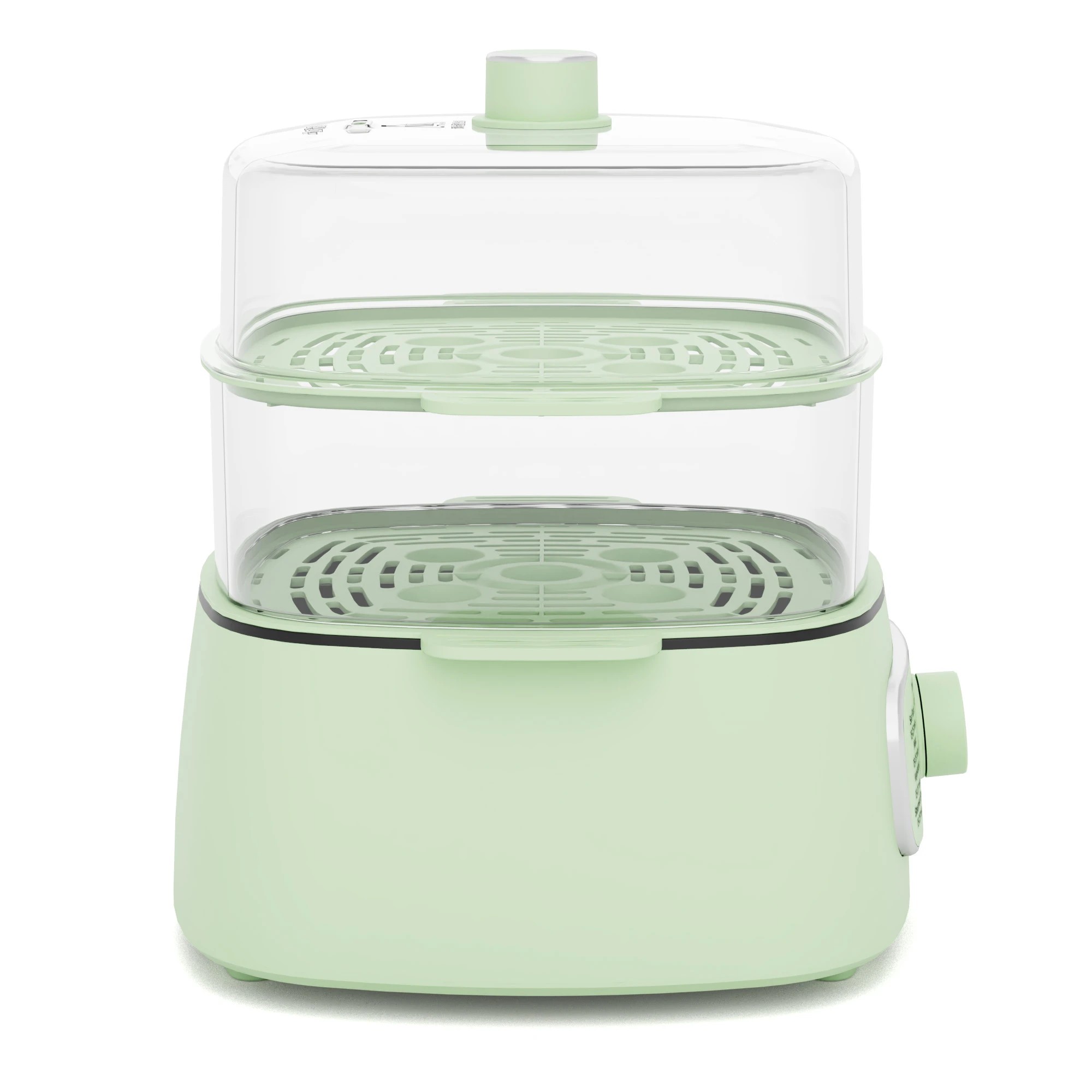 2 Yopower Electric Food Steamer with Hotpot 12L - Green, 2 of 3