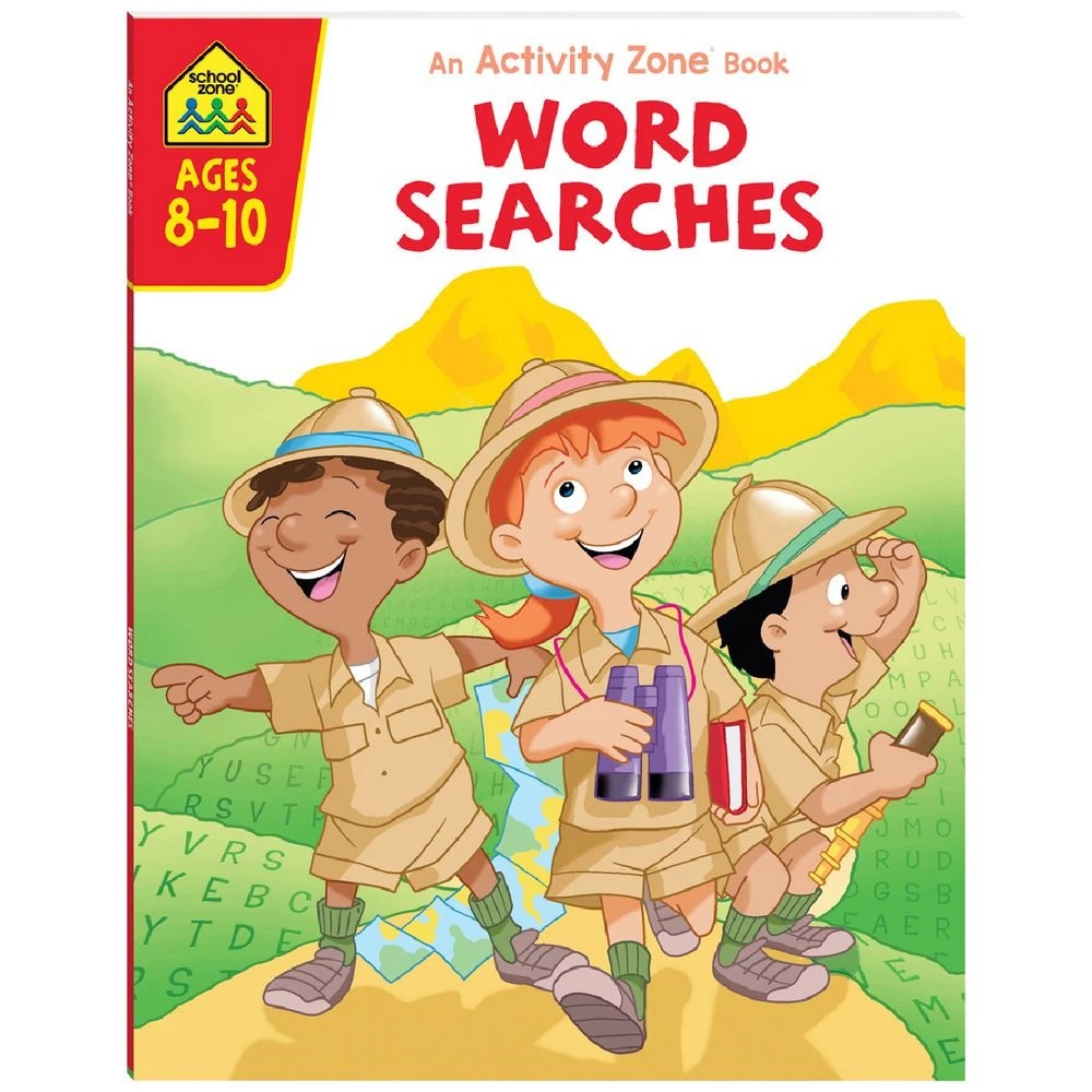 1 School Zone Activity Zone Wordsearches, 1 of 4