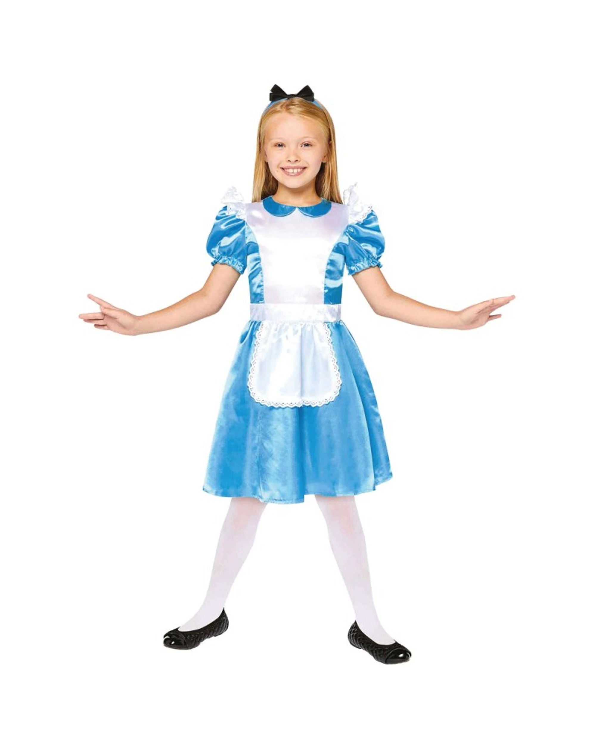 1 Alice's Adventures in Wonderland Alice Girls Costume Size 6-8 Years, 1 of 2