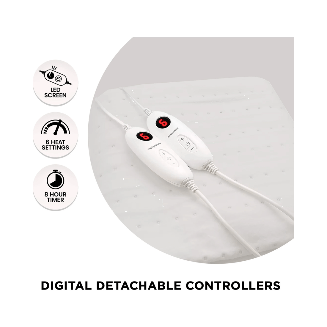 4 Morphy Richards Electric Heated Blanket, 4 of 9