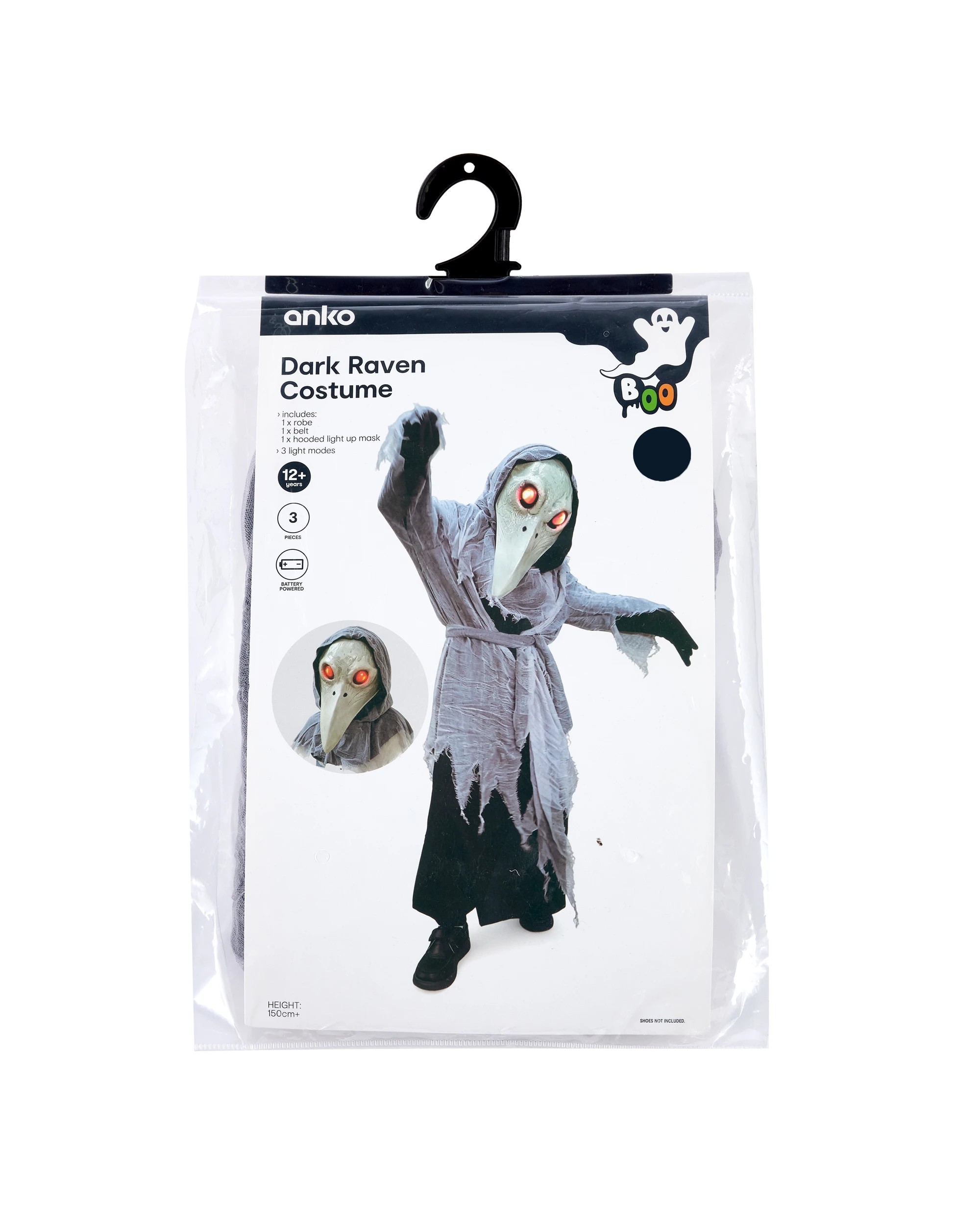 5 3 Piece Dark Raven Costume - Ages 12+, 5 of 6