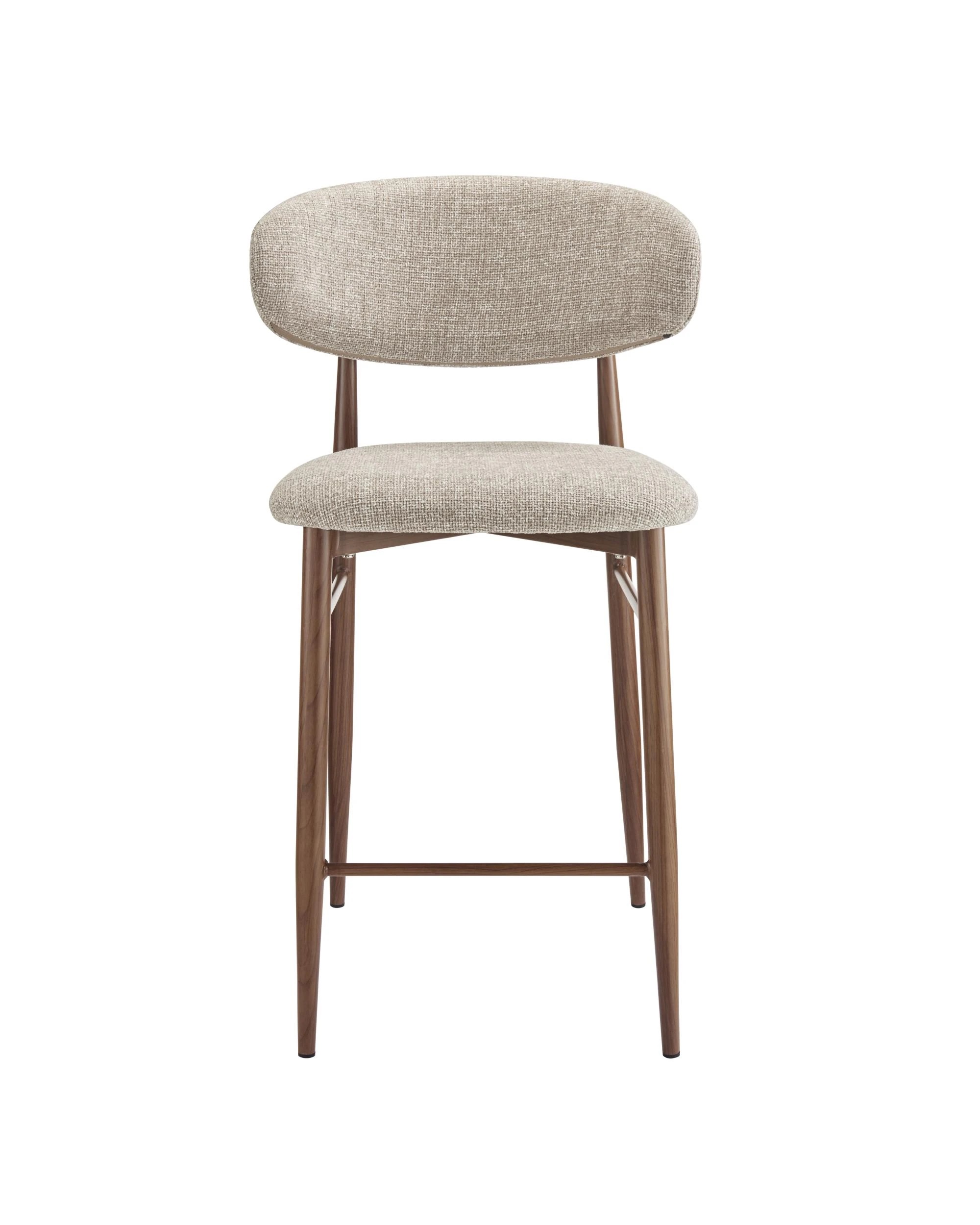 4 Kodu High Stools Pair (Set of 2) - Beige, 4 of 10
