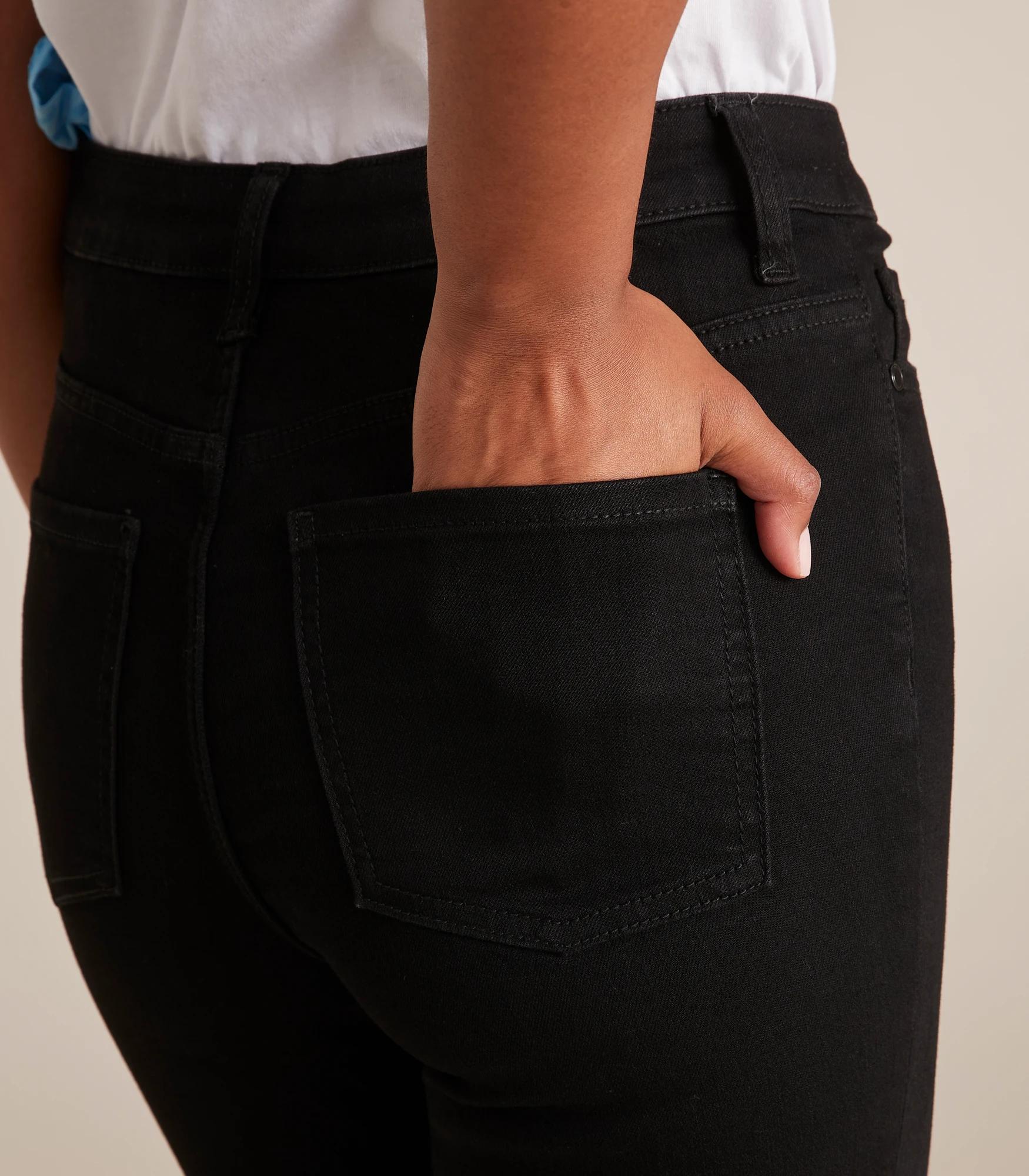 5 Target Sophie Skinny High Rise Full Length Denim Jeans BLACK, 5 of 6