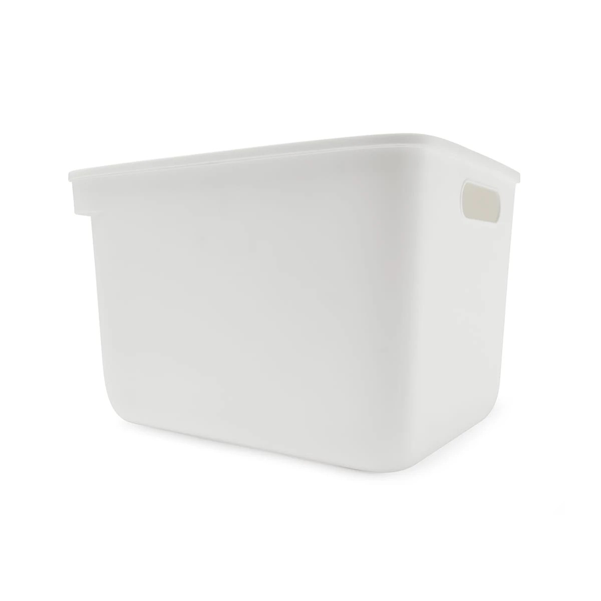 2 Storage Tub with Handle - Large, White, 2 of 10