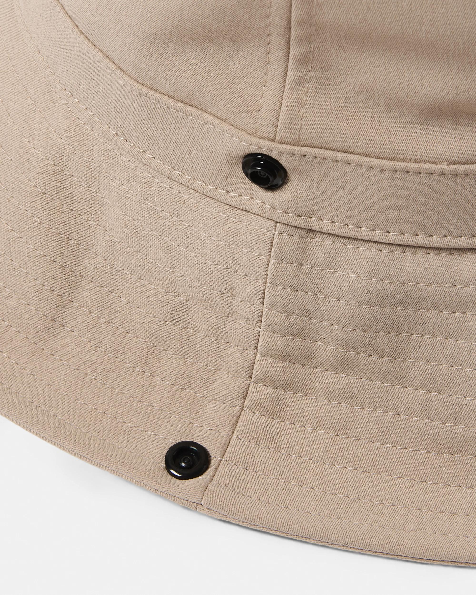 4 Water Resistant Wide Brim Hat Beige, 4 of 4