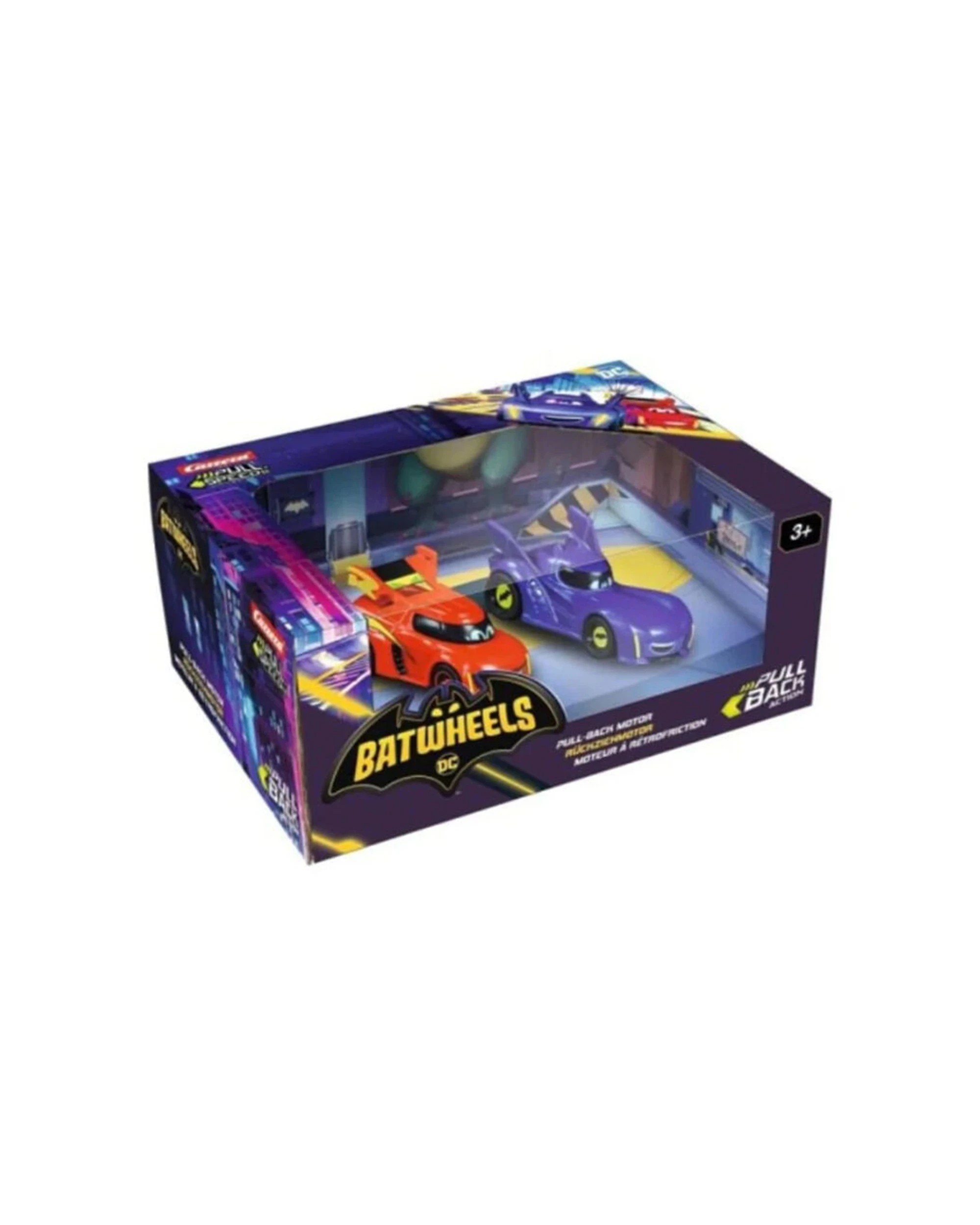 1 Carrera DC Batwheels Twin Pack Diecast Racing Pull-Back Car Toy Pull Back Licensed - multi, 1 of 3