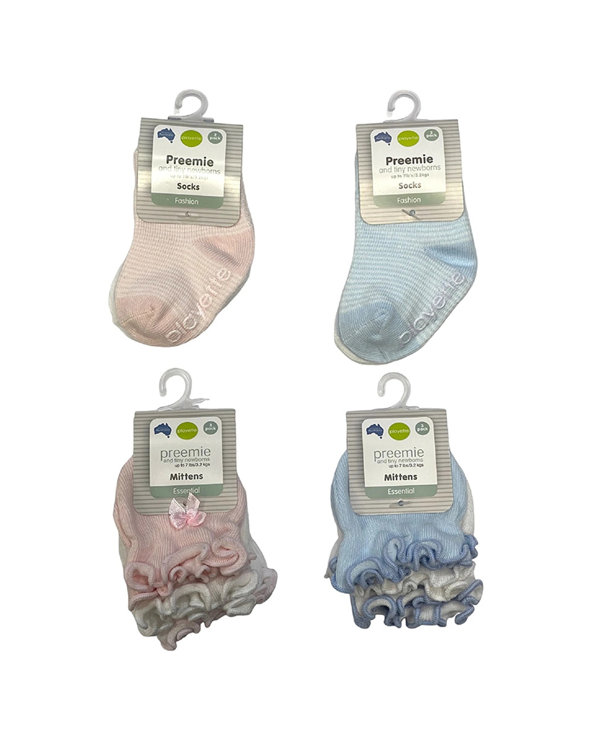 1 Playette Preemie Hand & Toes Bundle - 0-6 Months - Multi, 1 of 5