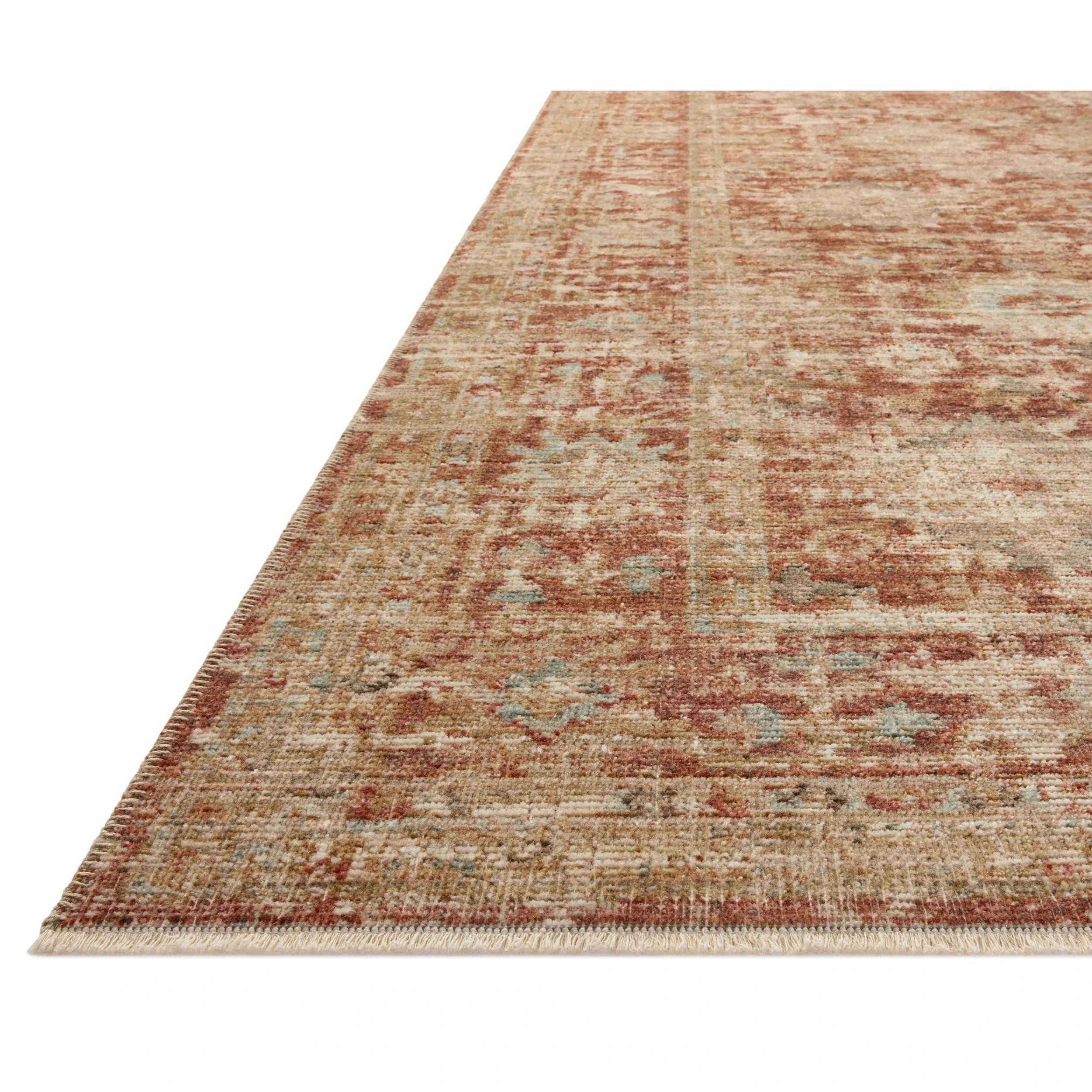 6 Common Ground Rugs Heirloom 03 290x200cm - Large Floor Rug - Orange, 6 of 7