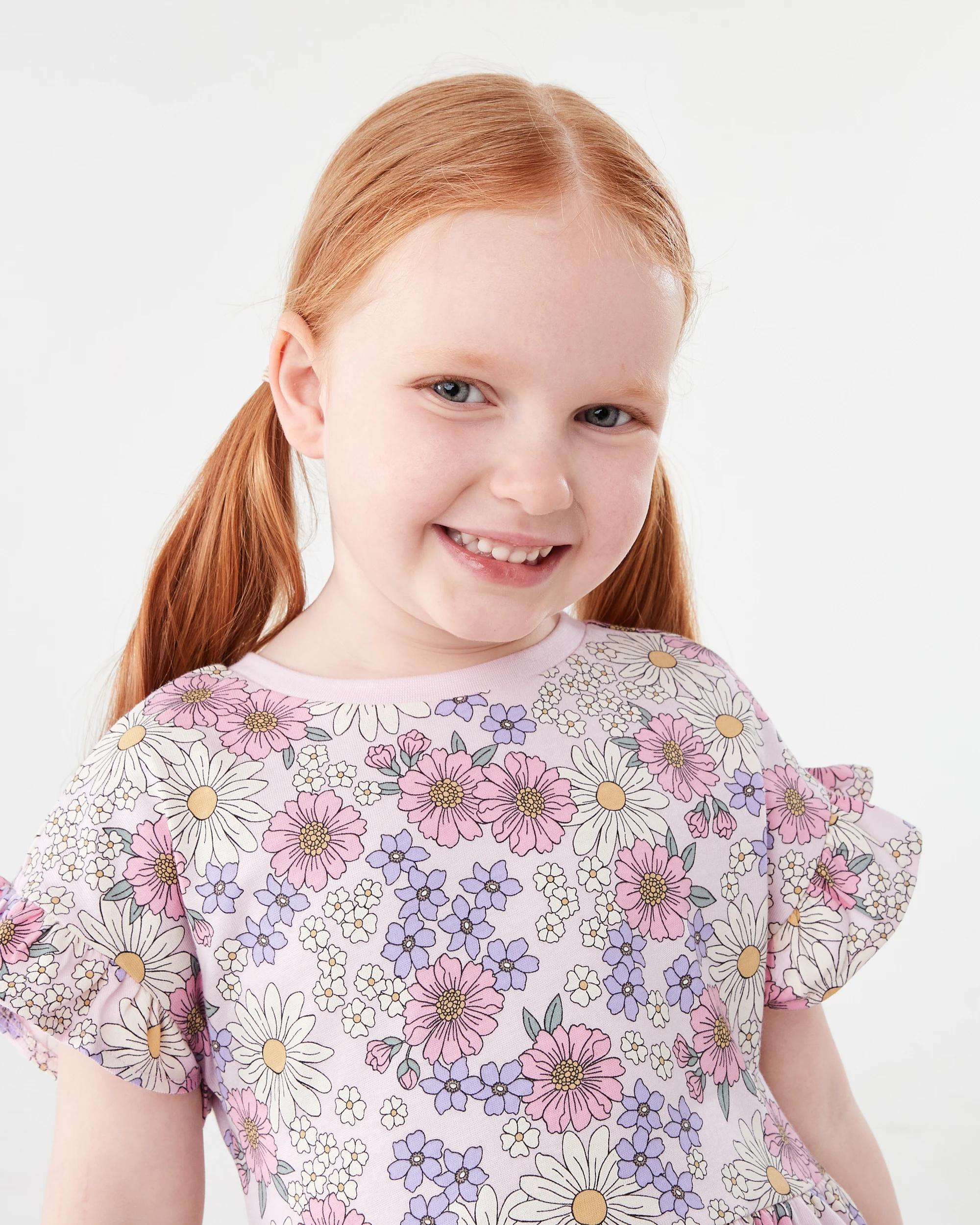 3 Jersey Dress Pnk Floral, 3 of 8