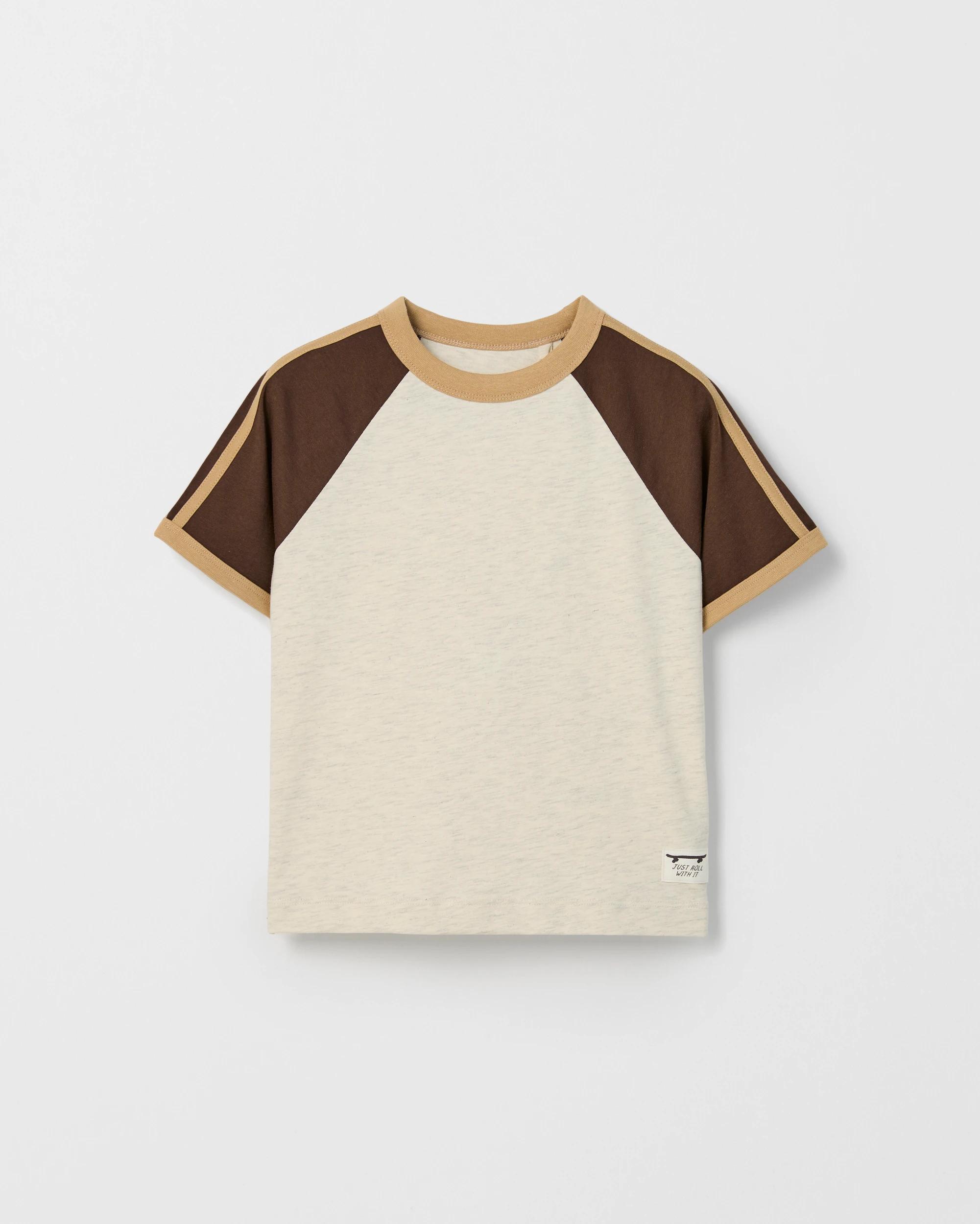 5 Target Kids Australian Cotton Oversized Sporty T-Shirt HOT FUDGE, 5 of 6