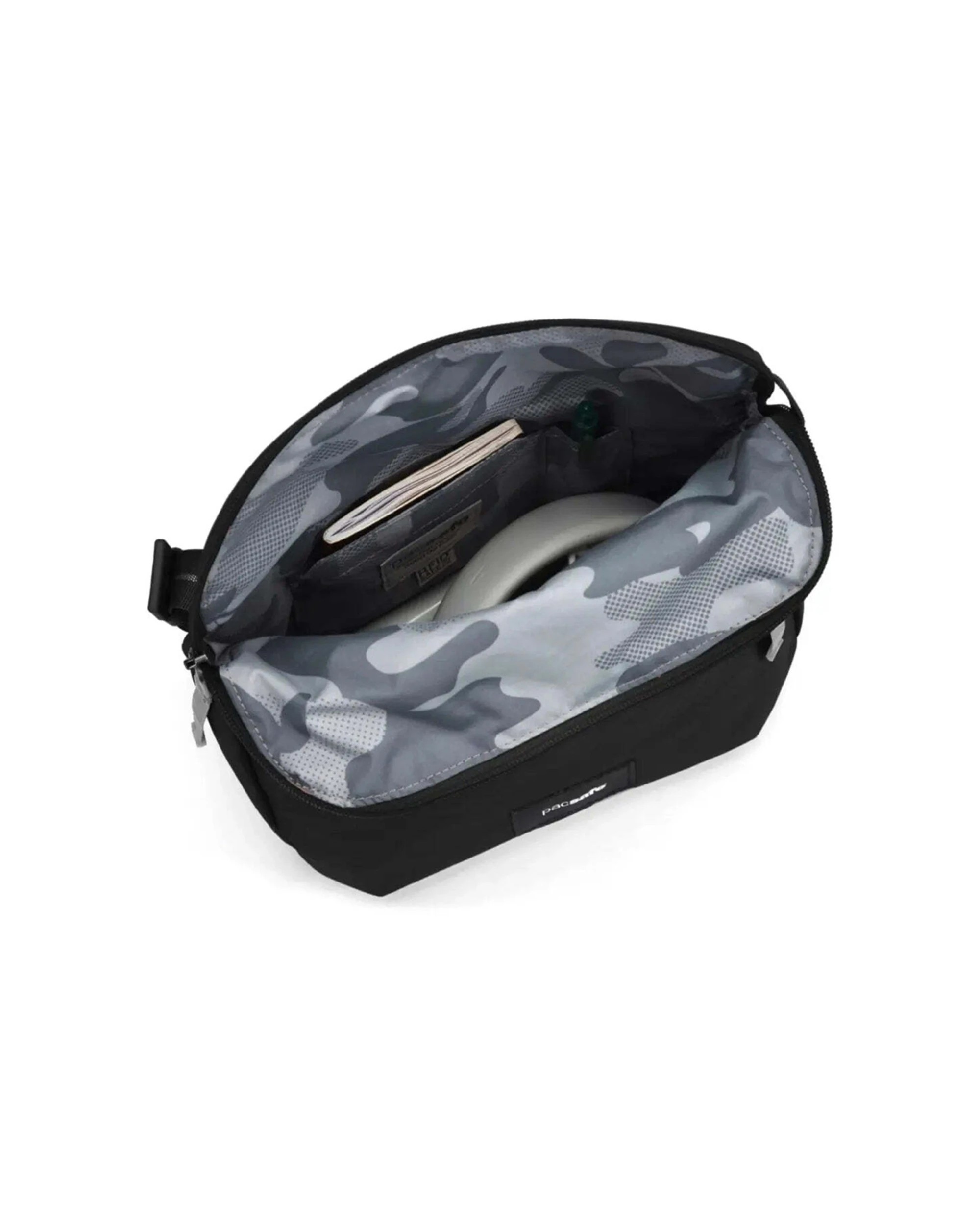 9 Pacsafe Go Anti-Theft Saddle Crossbody Bag RFIDsafe Blocking Pockets Cut Resistant Jet - Black, 9 of 9