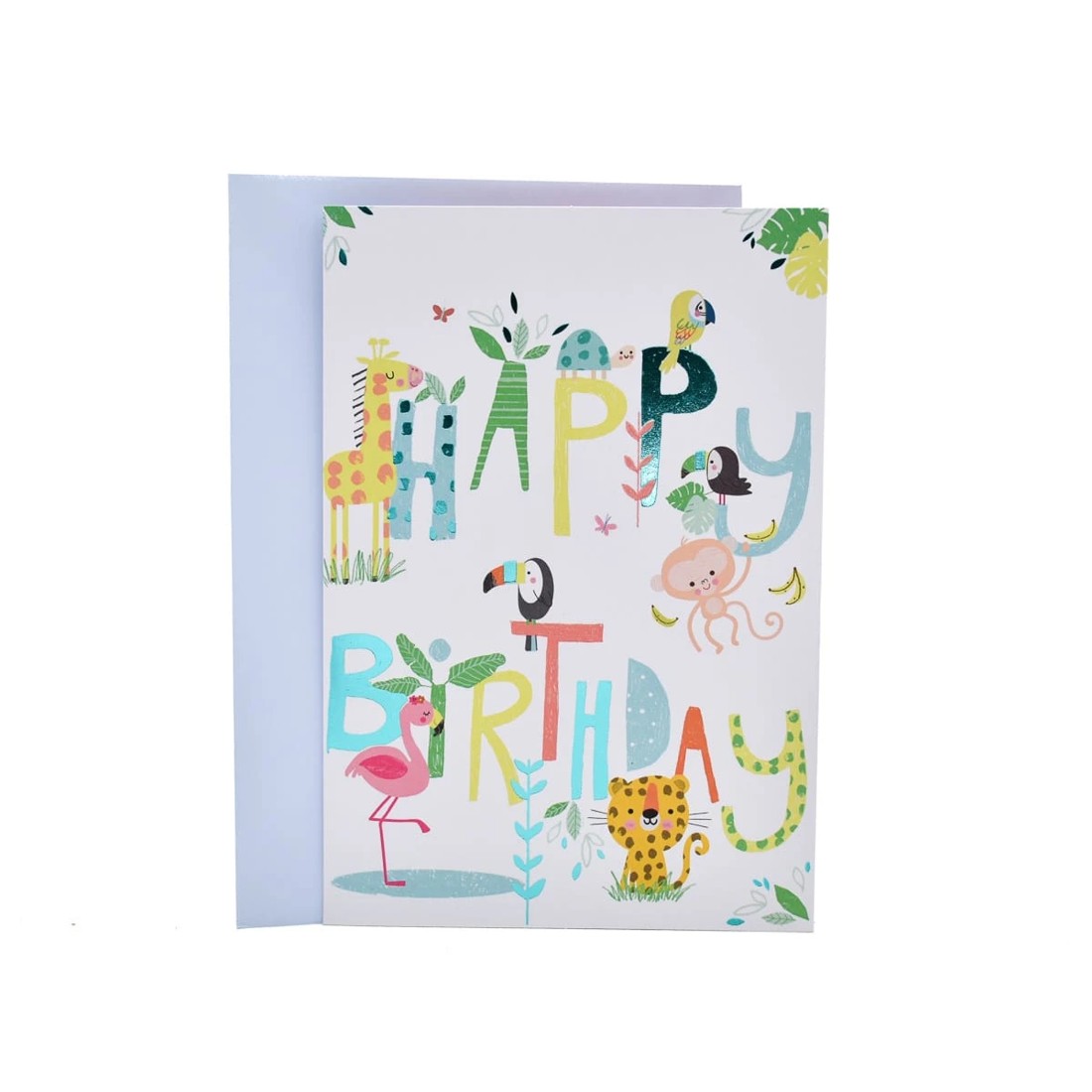 1 Hallmark Birthday Card - Animal Jungle, 1 of 3