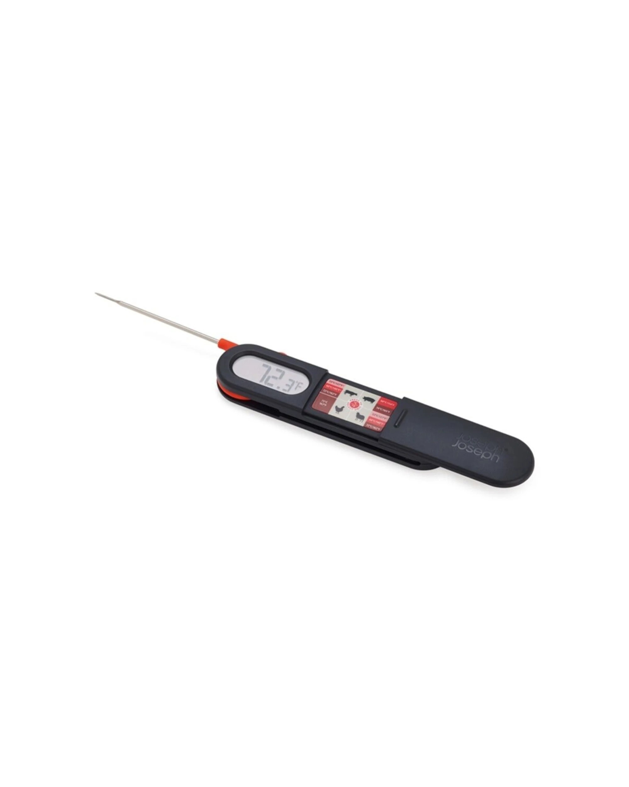 1 Joseph Joseph ThermaPoint Digital Food Probe Thermometer Hygienic Touch-Free Graphite - Grey, 1 of 7