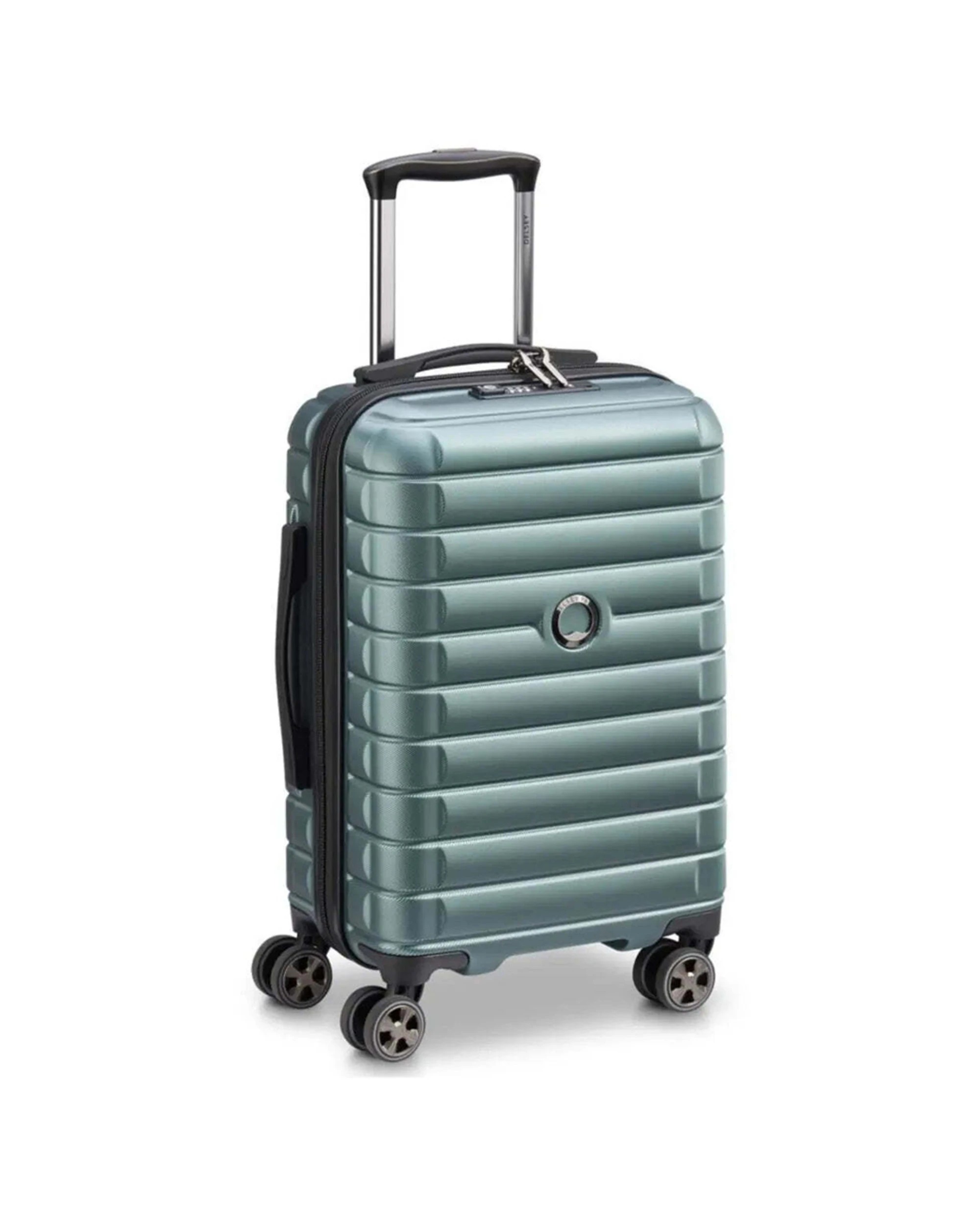 2 Delsey Shadow 5.0 - 55 cm Expandable Cabin Suitcase TSA Lock Polycarbonate - Green, 2 of 5