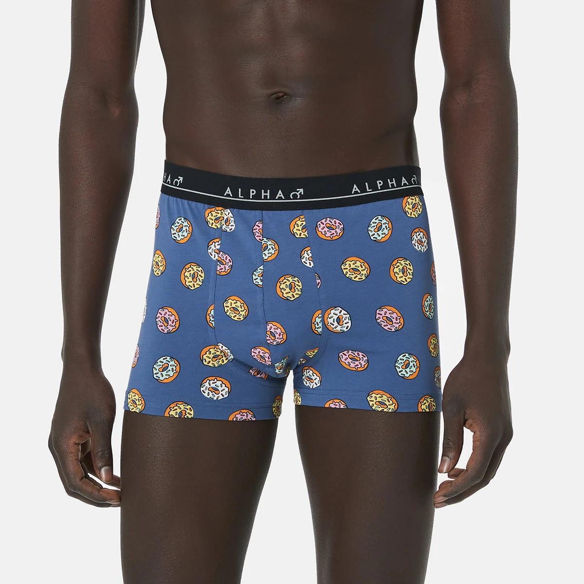 4 5 Pack Print/Plain Trunks TEENY TINY DONUTS MULTI, 4 of 10