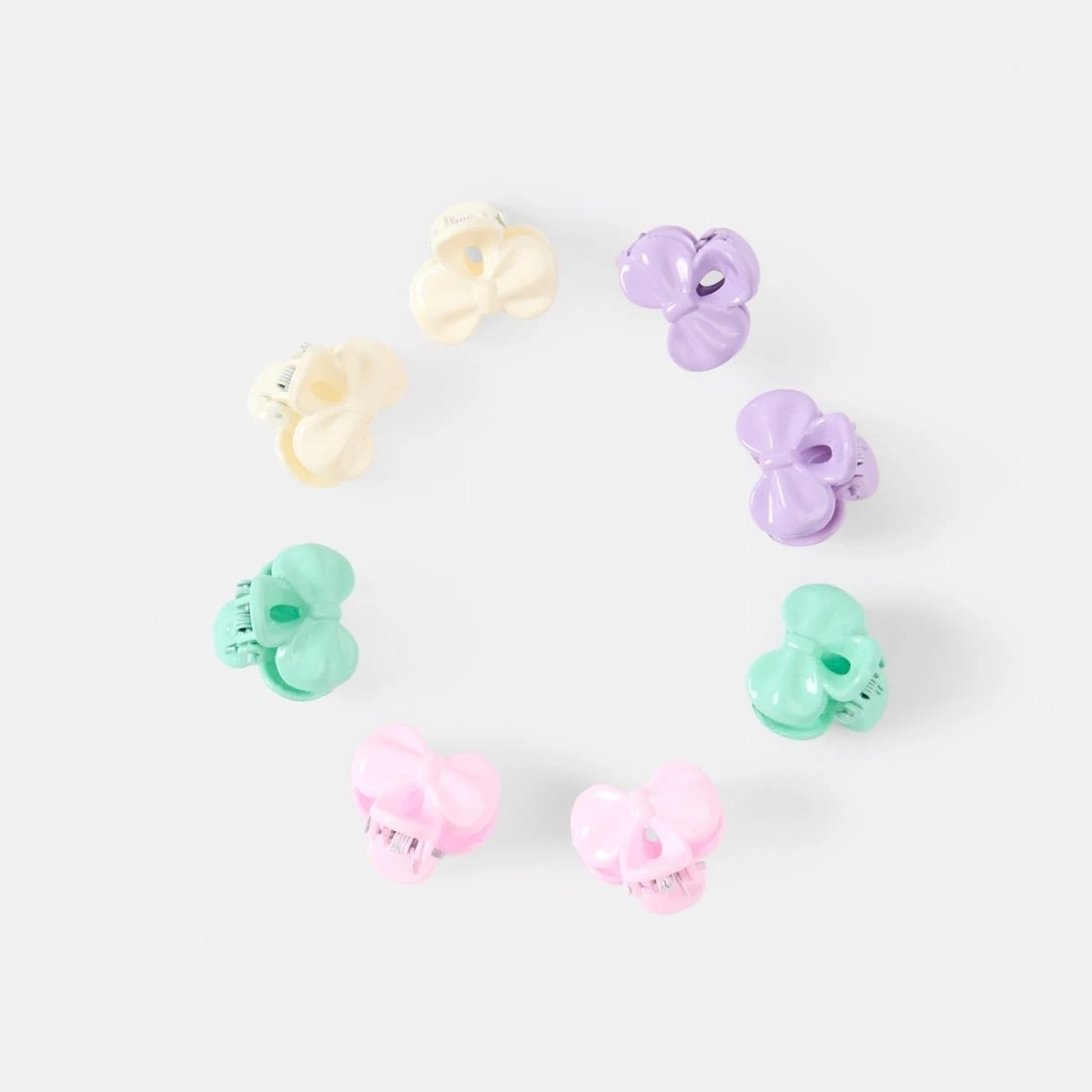 1 8 Pack Bow Claw Hair Clips, 1 of 3