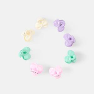8 Pack Bow Claw Hair Clips