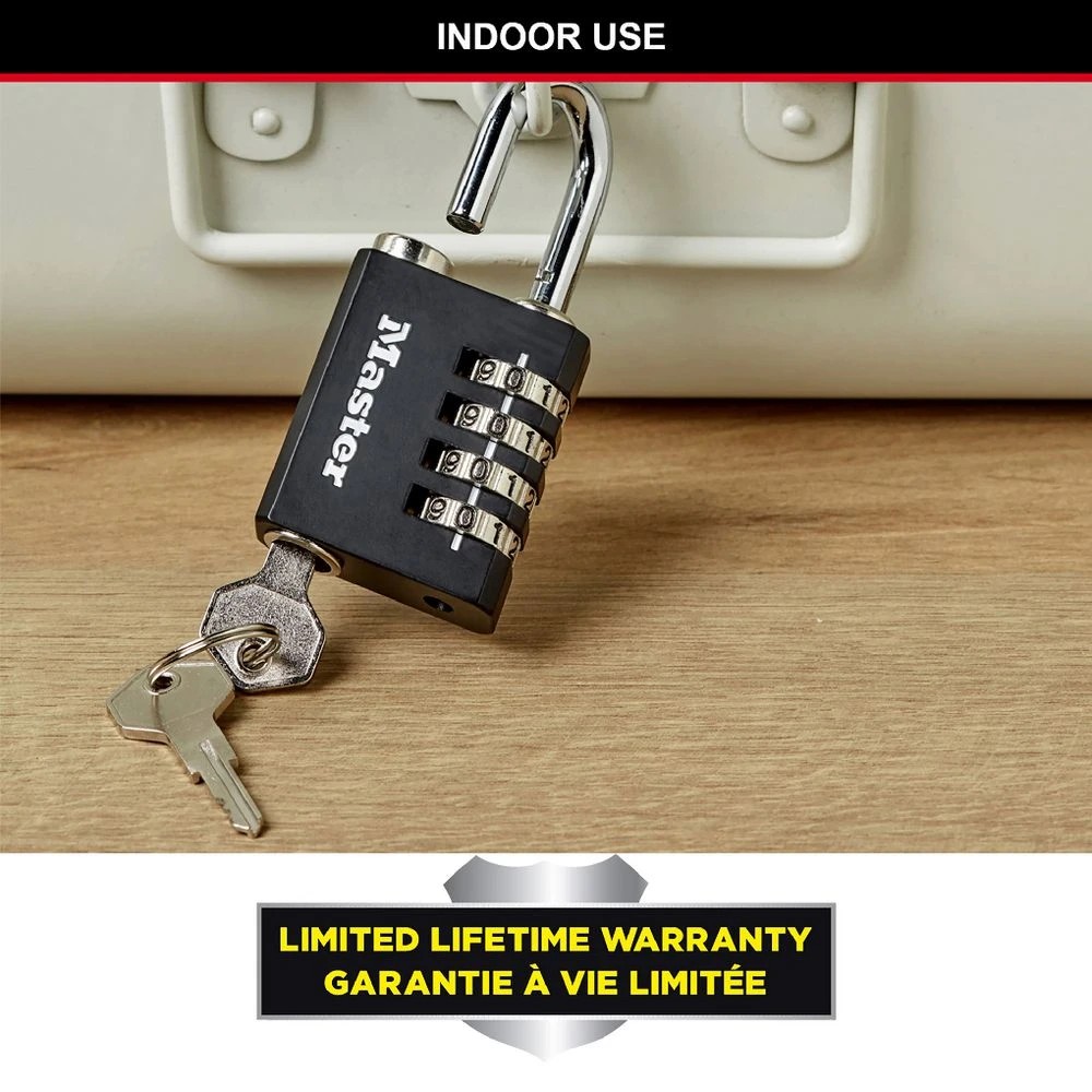 6 Masterlock Indoor Hybrid Padlock 40mm, 6 of 8