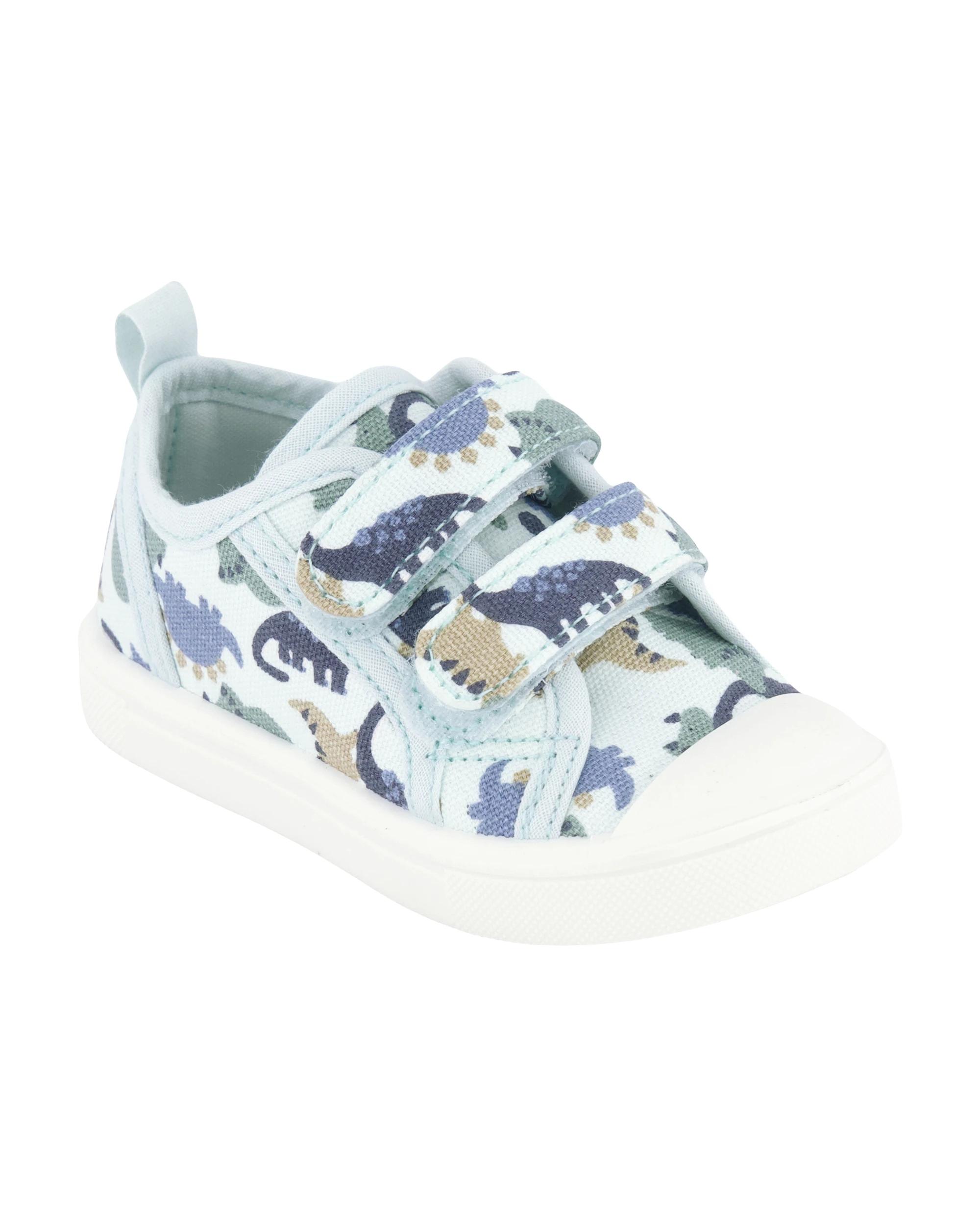 1 Baby Hardsole Canvas Shoes Dino, 1 of 5