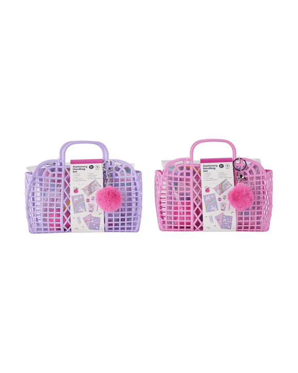 12 Piece Stationery Handbag Set - Unicorn, Assorted