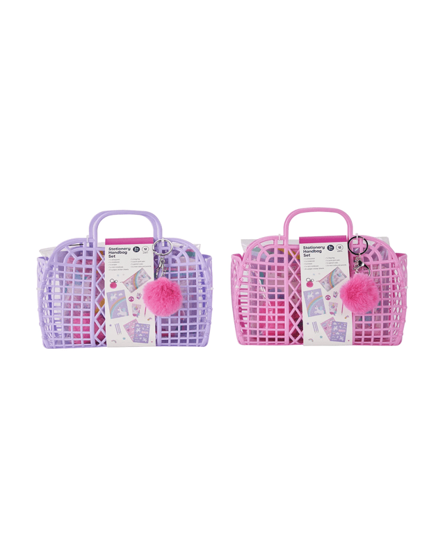 12 Piece Stationery Handbag Set - Unicorn, Asso