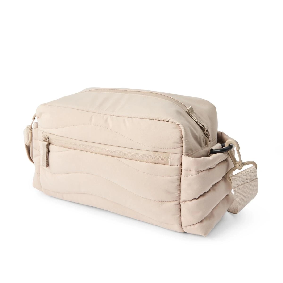 3 Quilted Stroller Caddy - Cream, 3 of 10