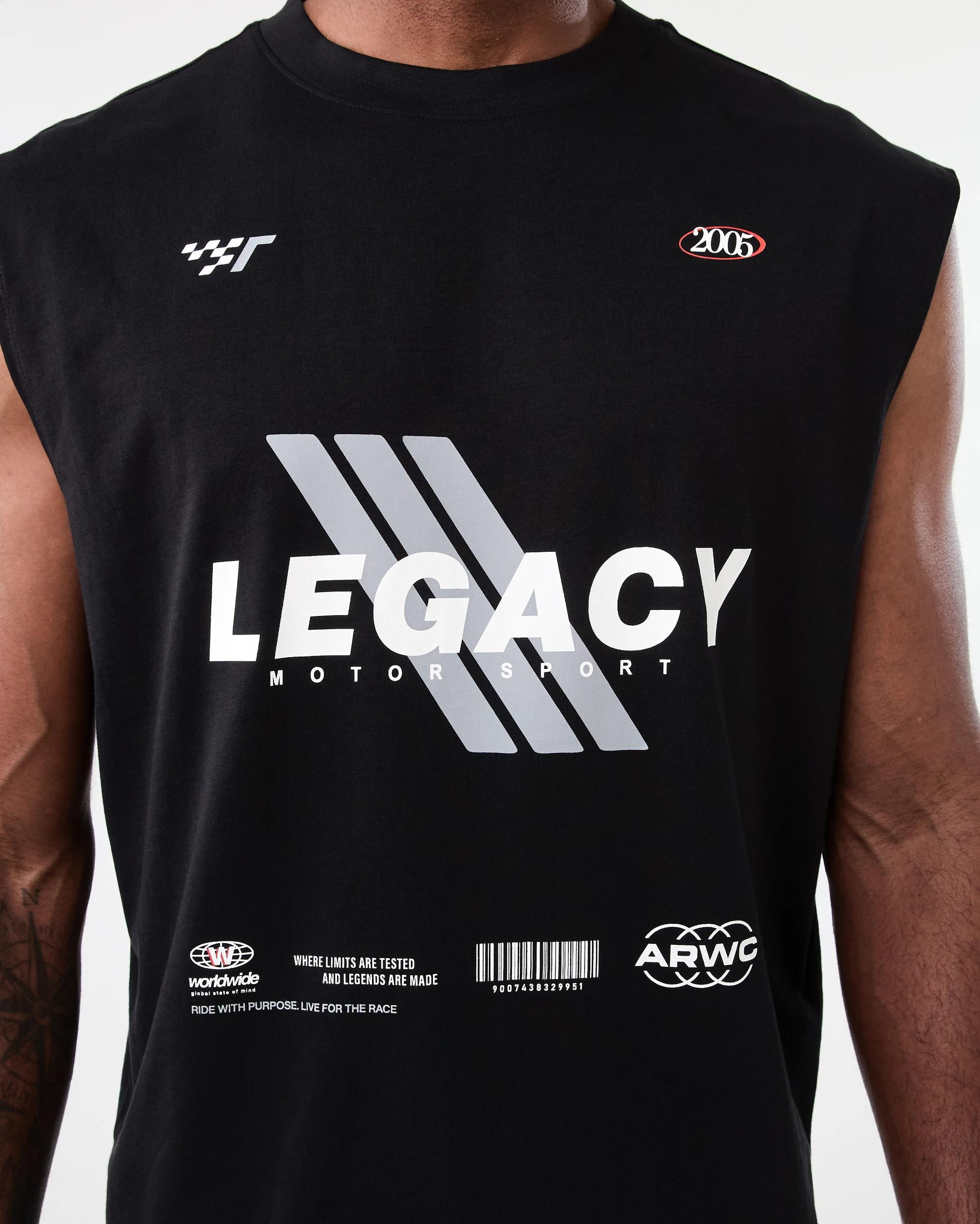 5 Oversized Print Muscle Blk Legacy, 5 of 5