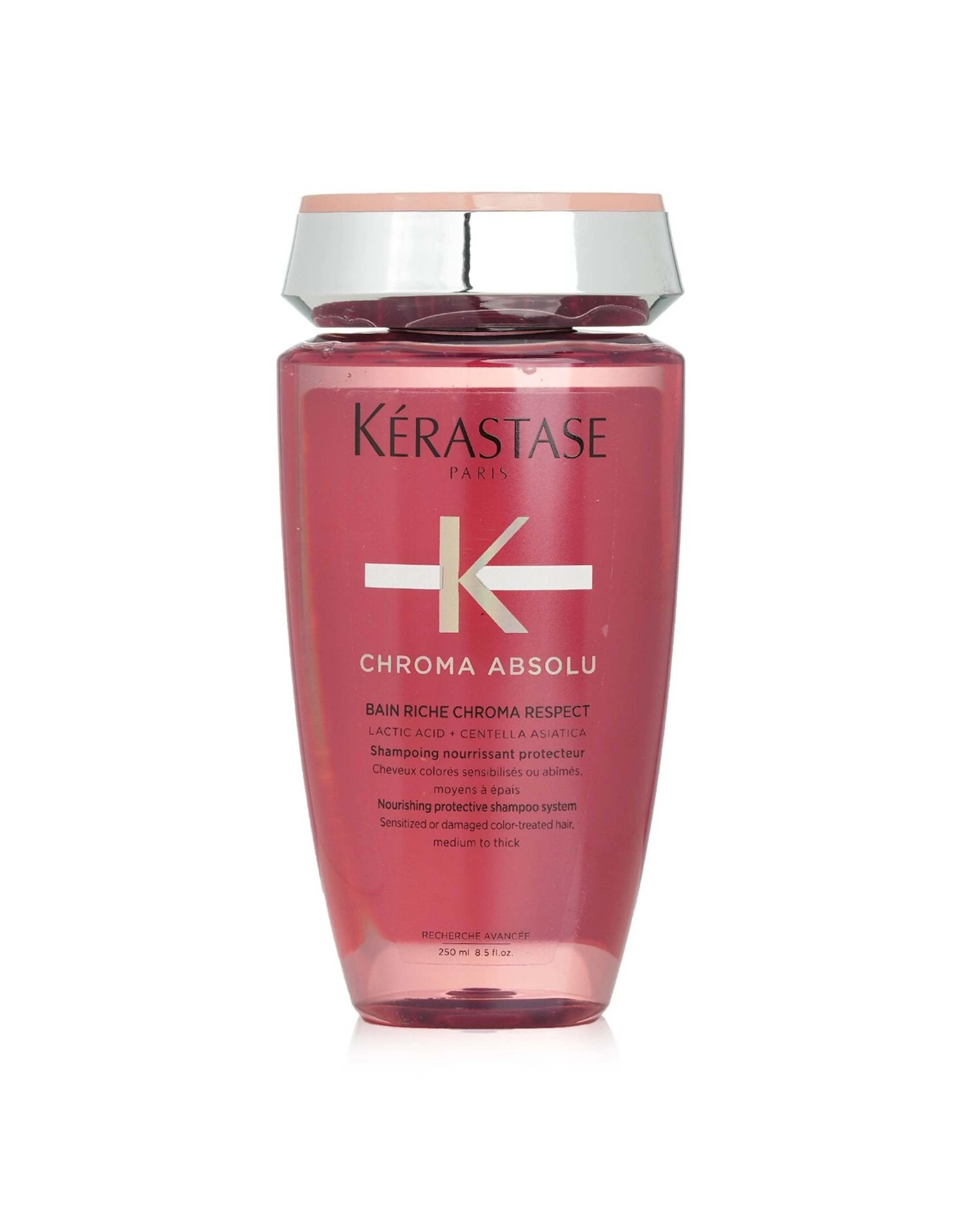 1 Kerastase Chroma Absolu Bain Riche Chroma Respect Shampoo (For Sensitized or Damaged Color-Treated Hair) 250ml/8.5oz, 1 of 4