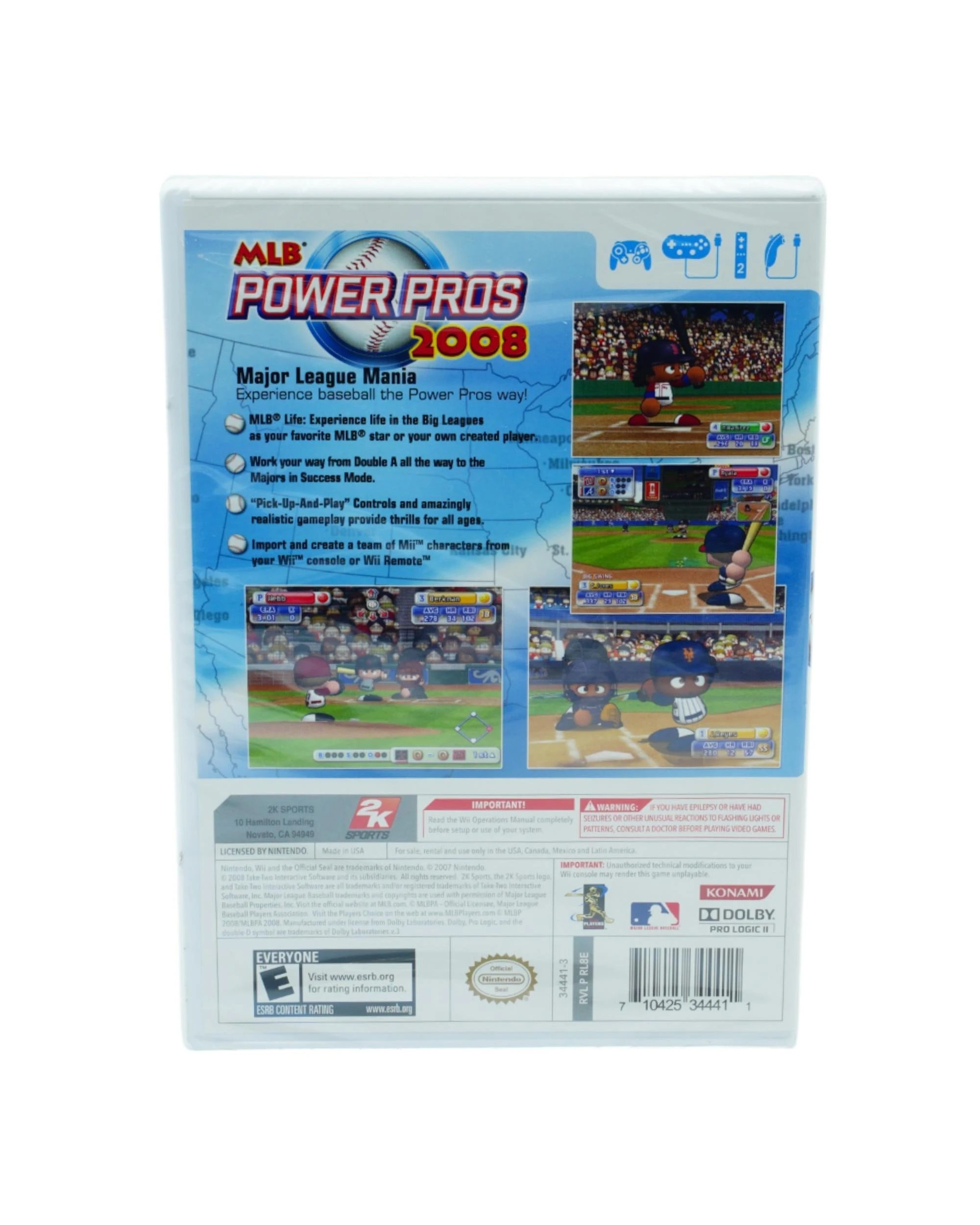 6 MLB Power Pros 2008 - WII - U.S. Import, 6 of 7