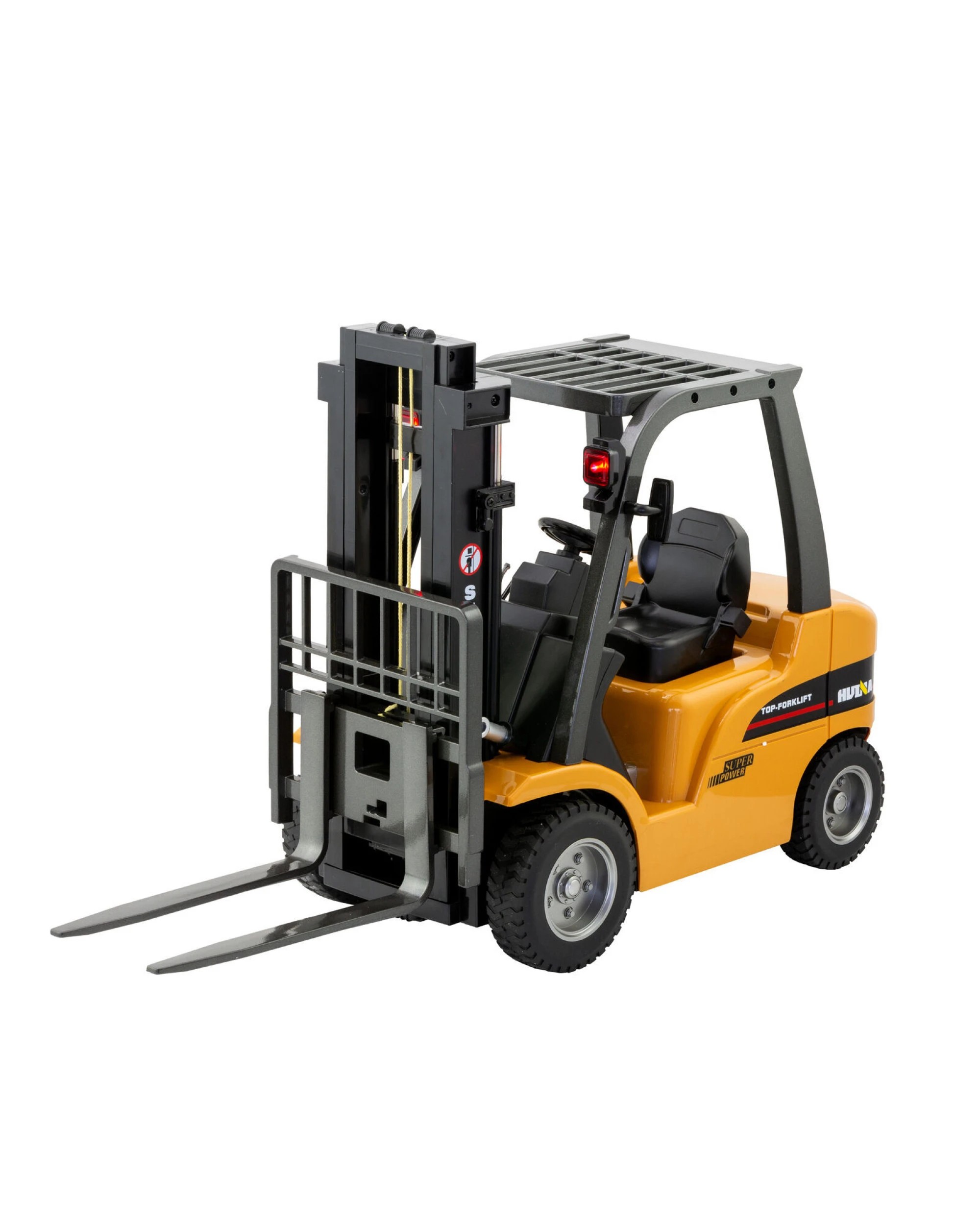 8 Gem Toys 1:10 Scale 2.4G 8-Channel Metal Remote Control Forklift Construction Vehicle with Lifting Function & Sound, 8 of 9