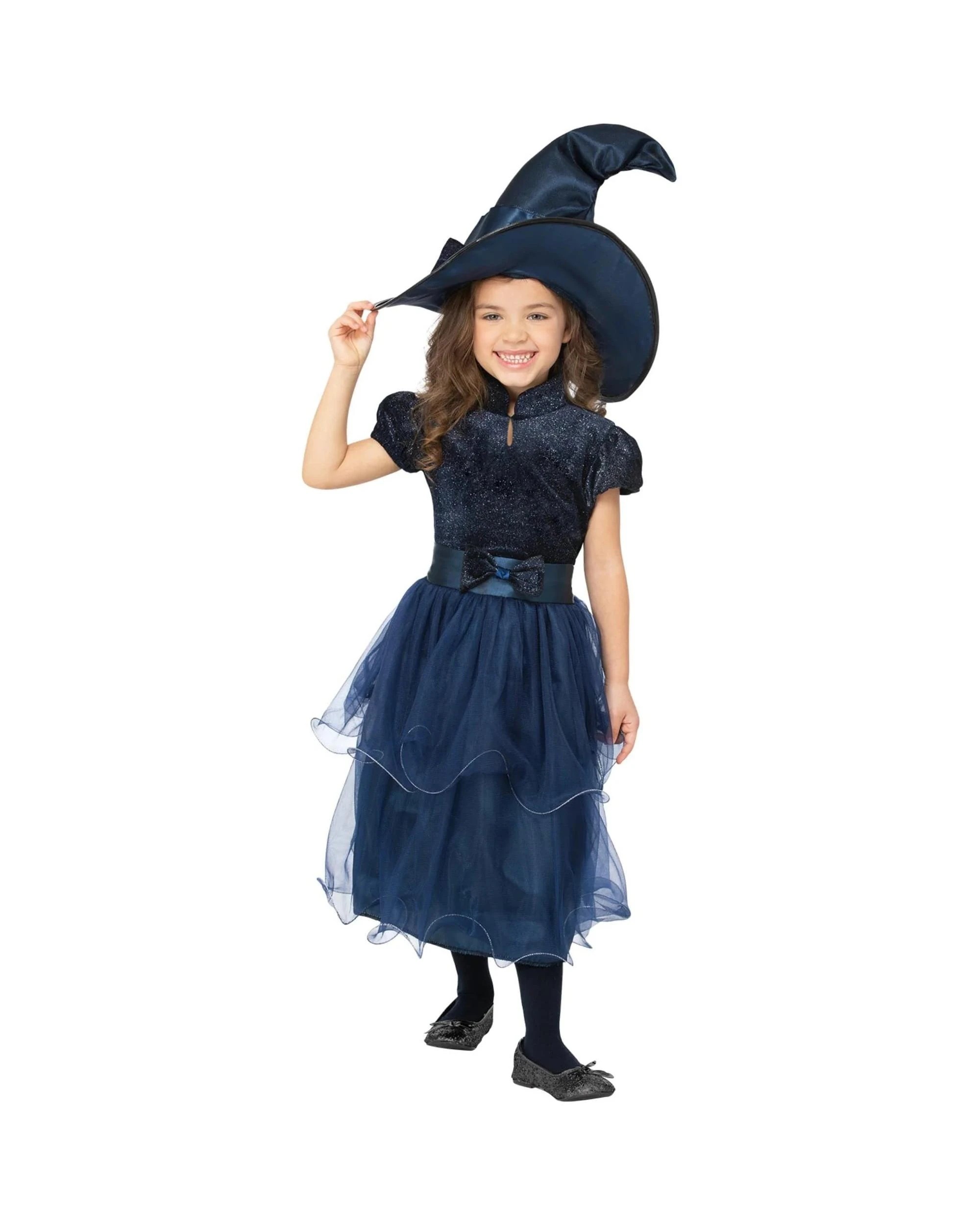 1 Midnight Witch Child Costume Size L 10-12 Years, 1 of 4