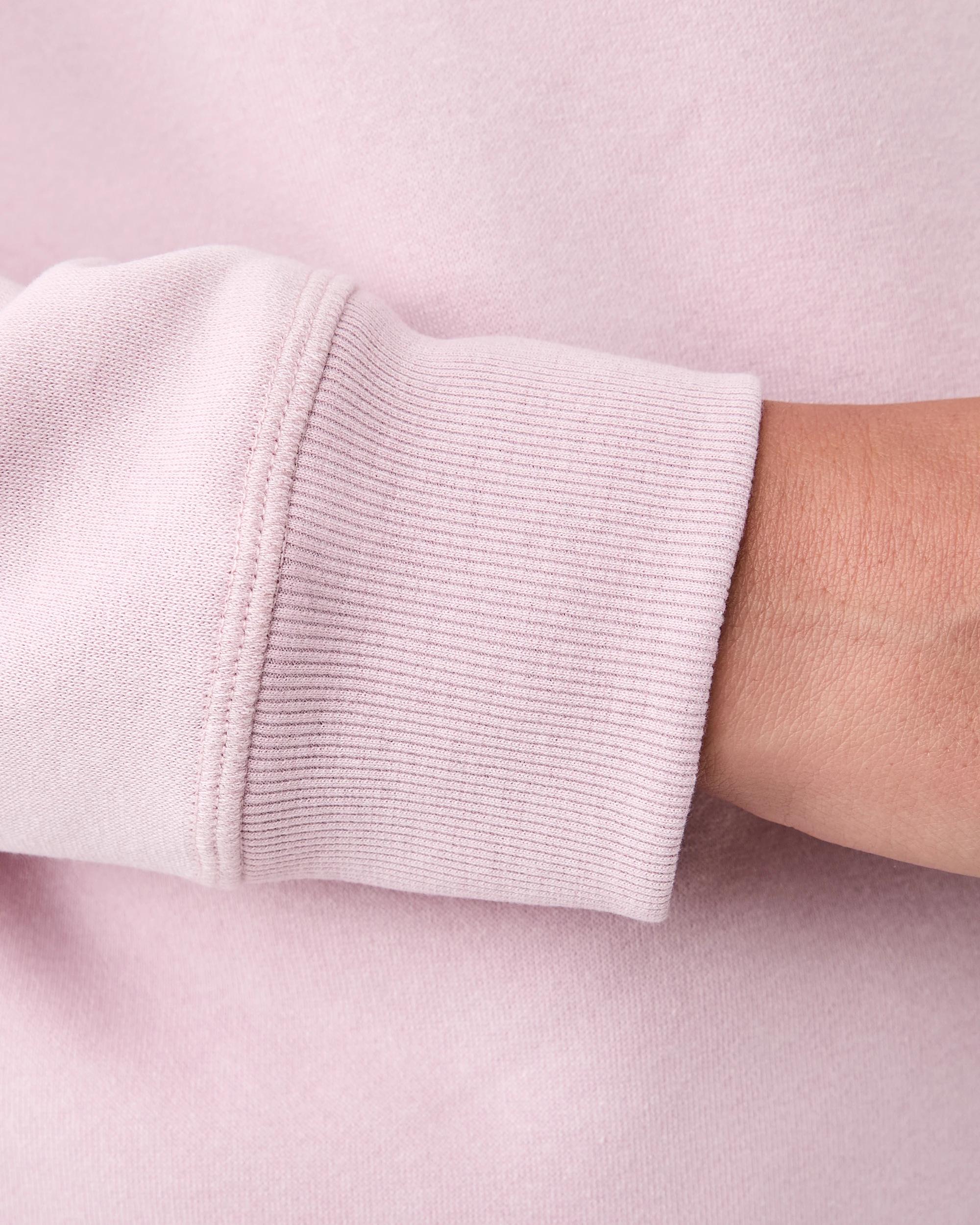 6 Active Womens Basic Crew Neck Sweatshirt Sol B Pink, 6 of 7