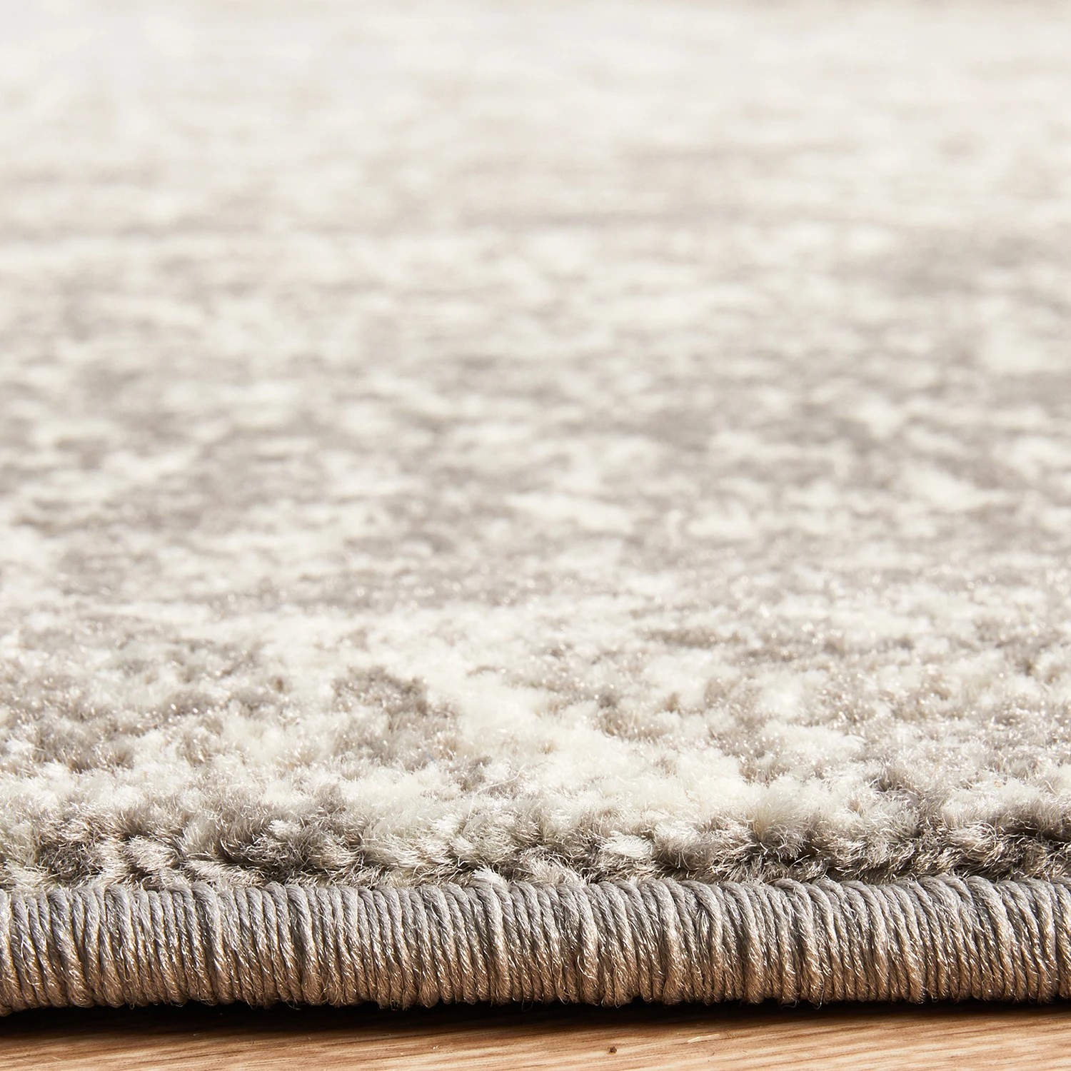 7 Common Ground Rugs Encore 256 200x200cm - Medium Round Power Loomed Pet Friendly Rug - Silver, 7 of 9