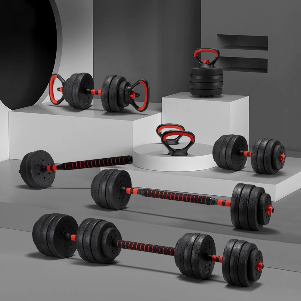 3 ProPulse 40KG Adjustable Dumbbell Barbell Set Home Gym Weights Exercise - Black, 3 of 3