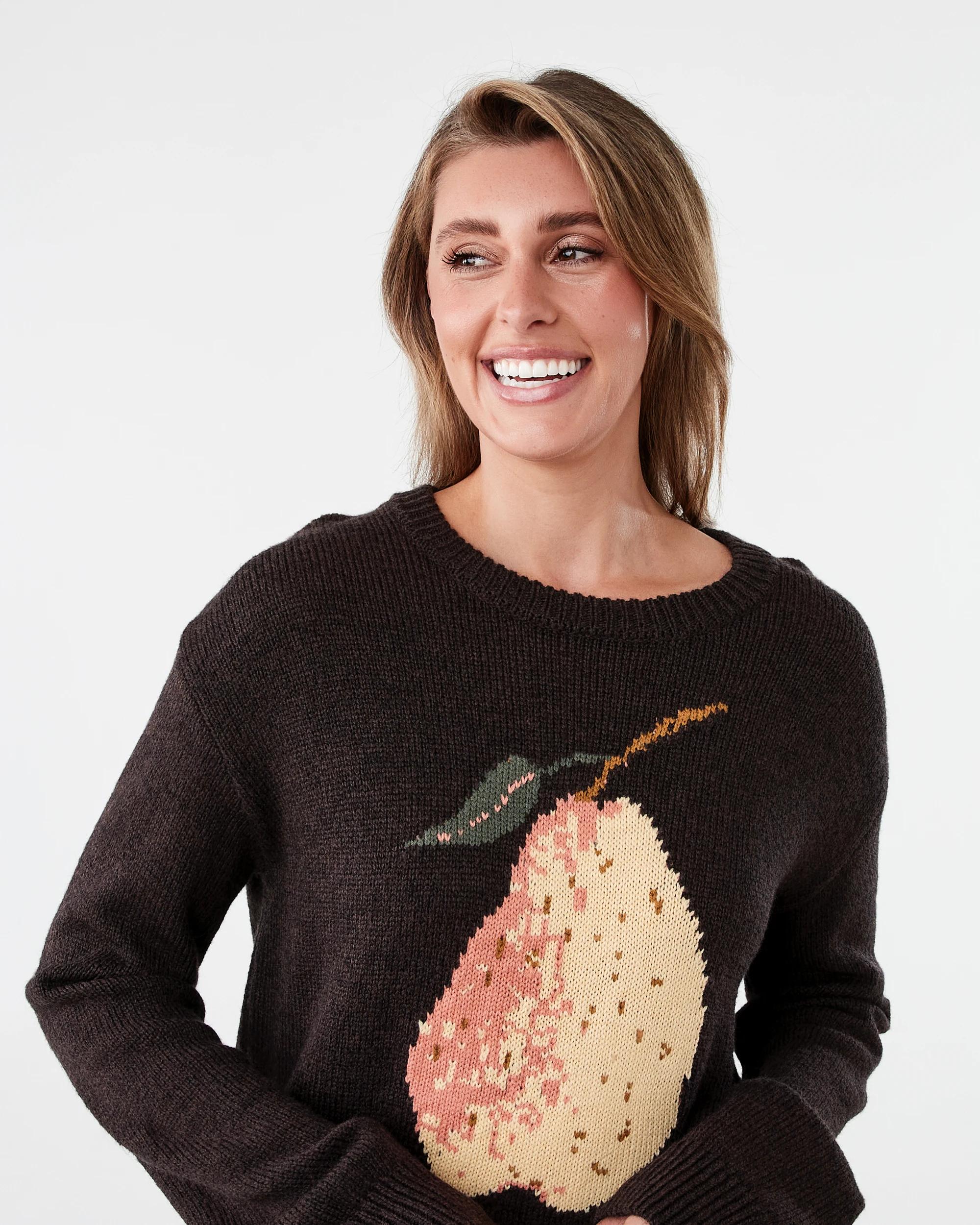 4 Jacquard Jumper Ch Pl Pear, 4 of 7