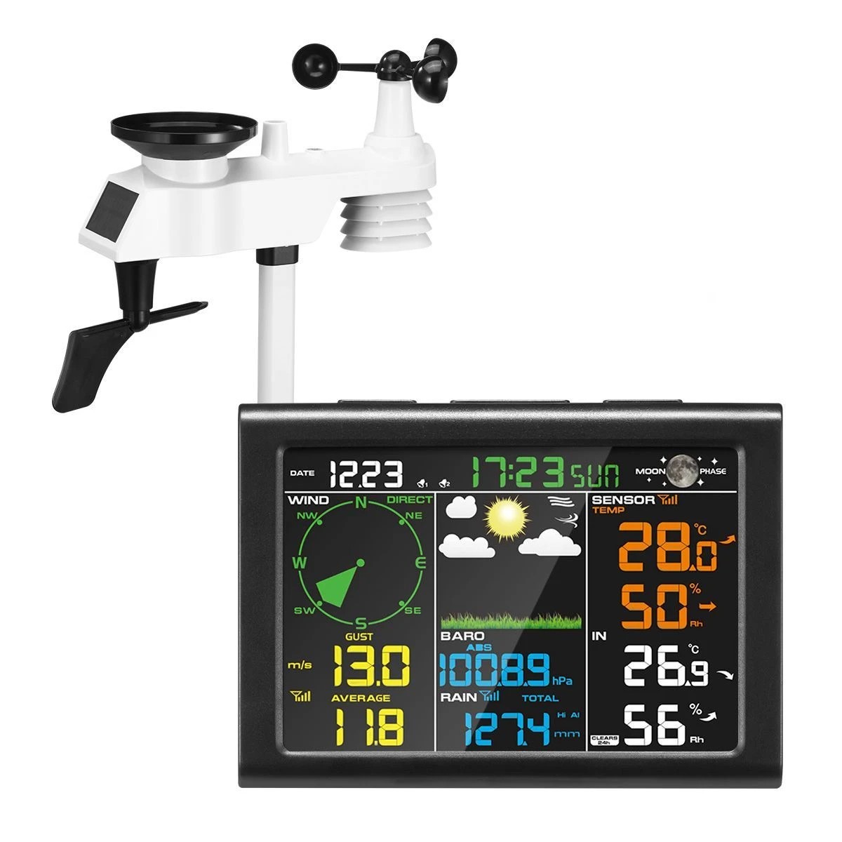 3 Maxkon Solar Powered Wireless Weather Station, 3 of 3